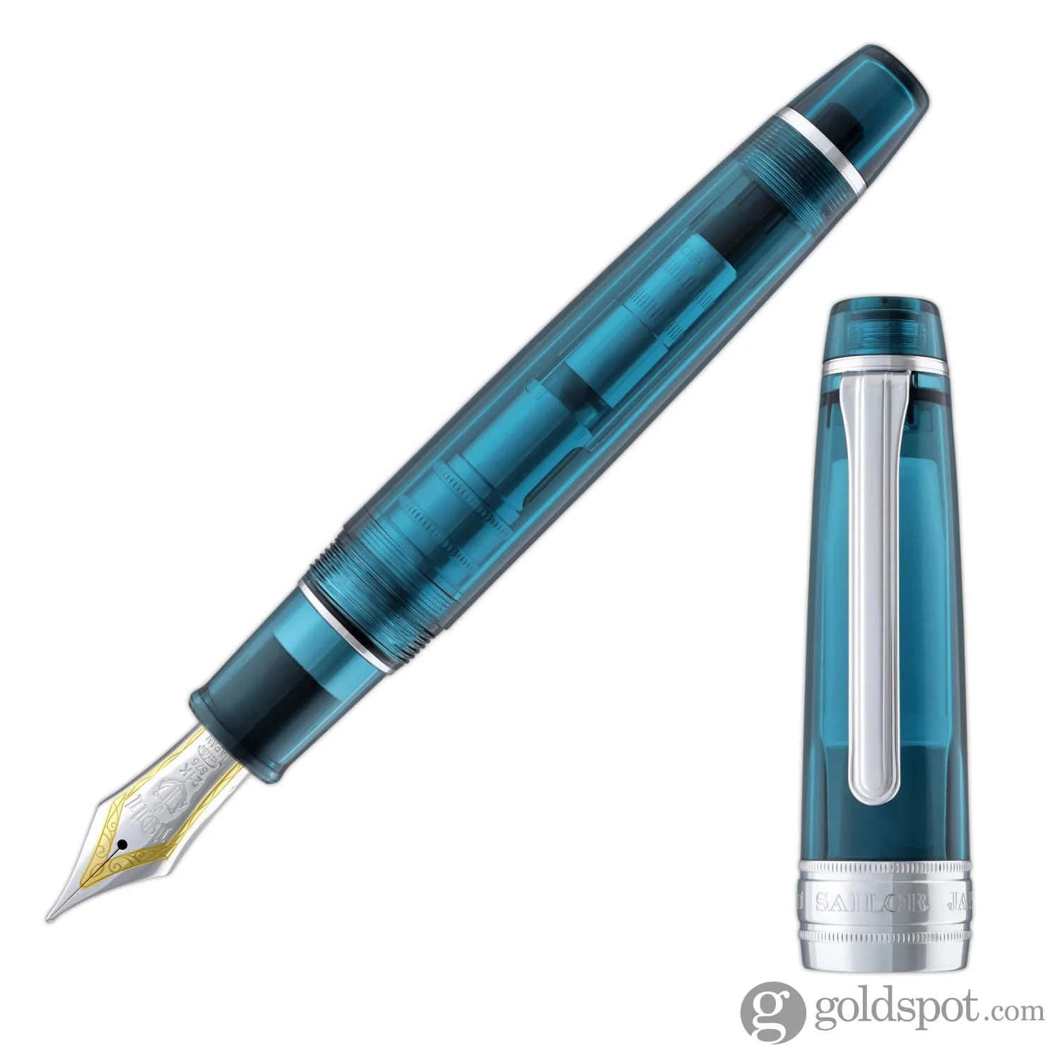 Sailor Pro Gear King of Pen Fountain Pen in Lucky Charm Green - 21kt Gold Nib
