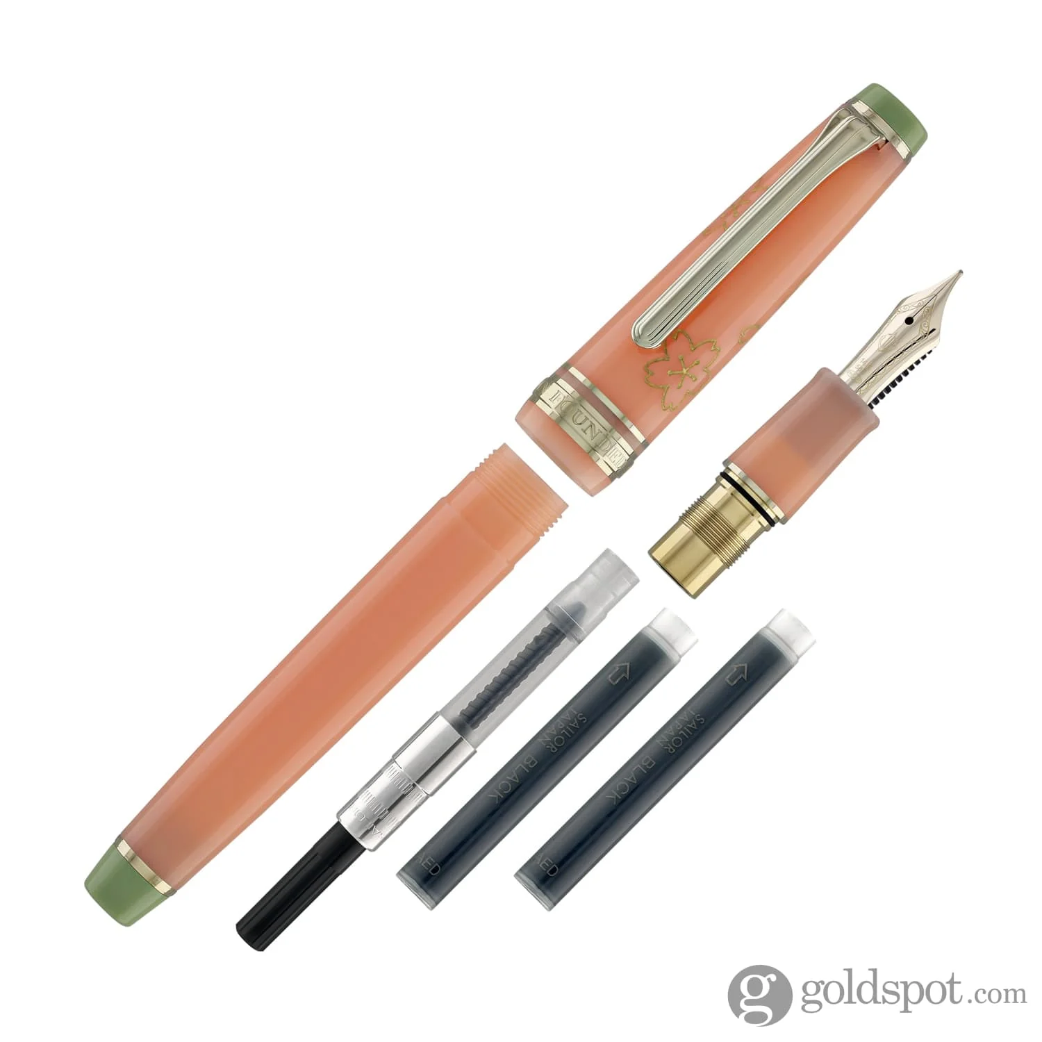 Sailor Pro Gear Slim Japanese Scenery Series Fountain Pen in Hana-ikada - 14kt Gold
