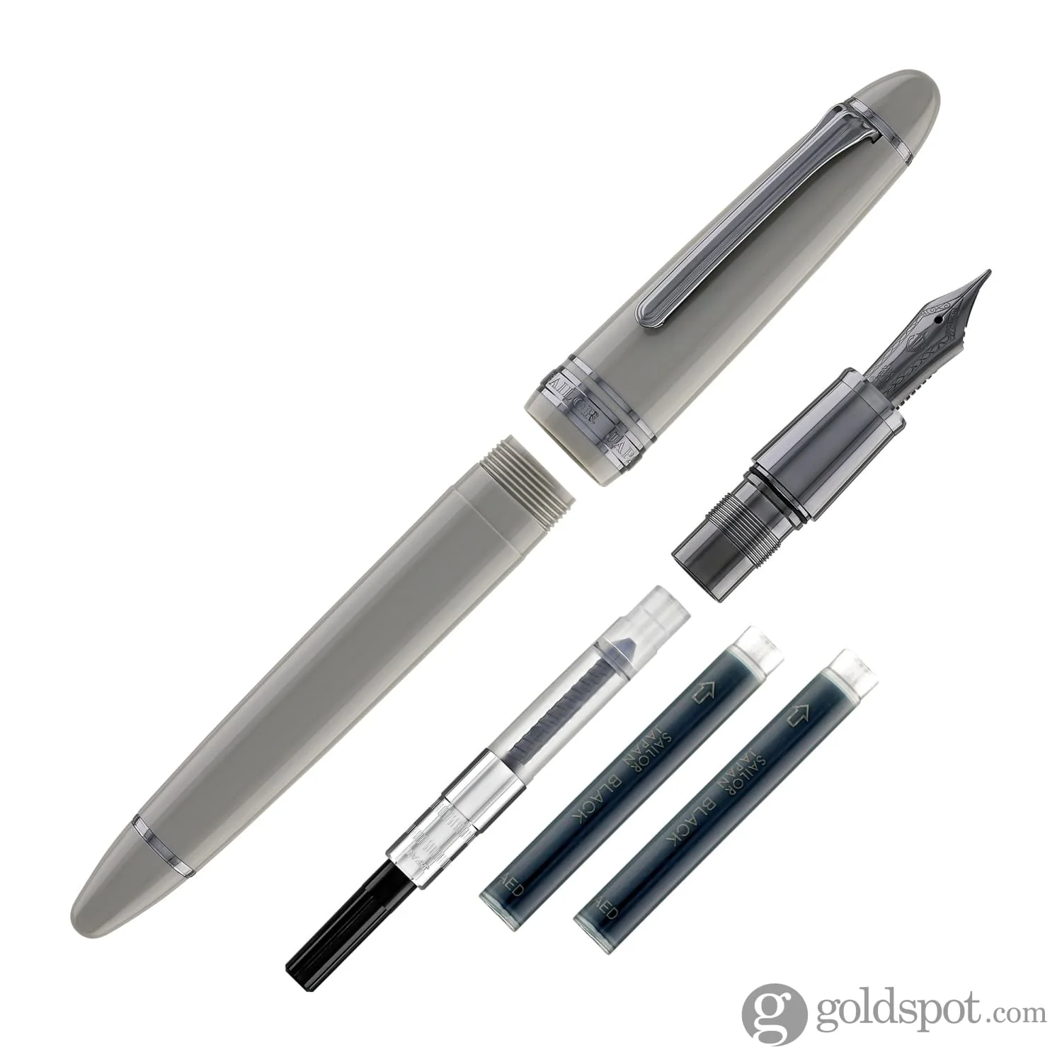 5571-sailor-1911-large-fountain-pen-in-themis-with-black-ip-trim-21kt-gold-nib-7.webp Sailor 1911 Large Fountain Pen in Themis with Black IP Trim - 21kt Gold Nib