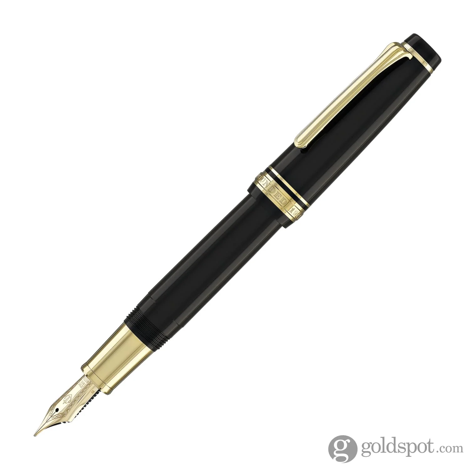 Sailor Pro Gear Regular Fountain Pen in Roppongi Gold - 21kt Gold