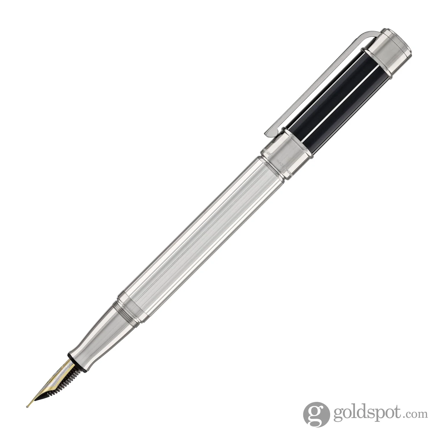 5587-waldmann-commander-23-fountain-pen-in-sterling-silver-and-blue-lacquer-18kt-gold-nib-3.webp Waldmann Commander 23 Fountain Pen in Sterling Silver and Blue Lacquer, 18kt Gold Nib