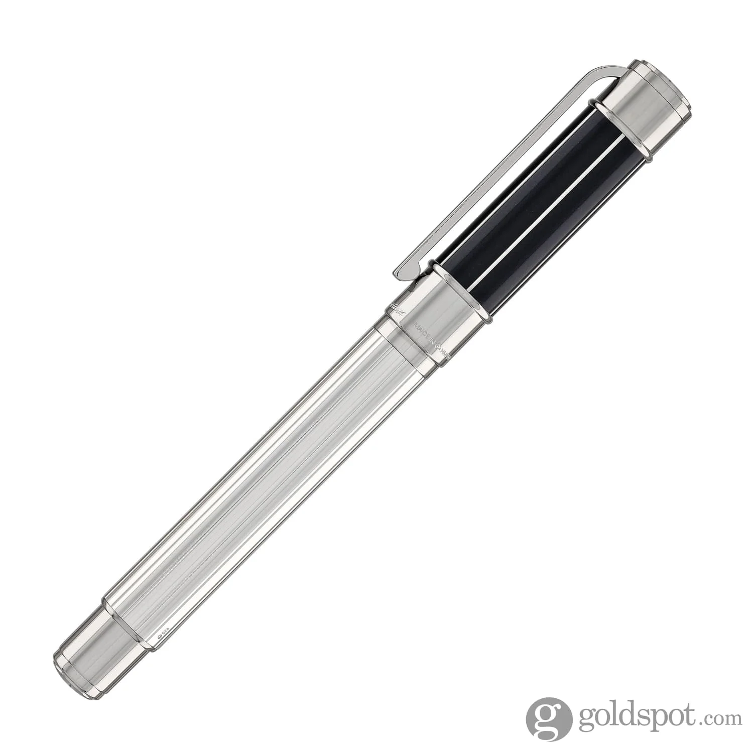 5587-waldmann-commander-23-fountain-pen-in-sterling-silver-and-blue-lacquer-18kt-gold-nib-5.webp Waldmann Commander 23 Fountain Pen in Sterling Silver and Blue Lacquer, 18kt Gold Nib