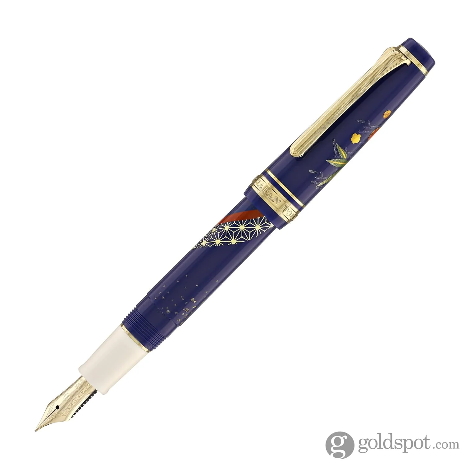 Sailor Professional Gear Slim 'Kimono' Fountain Pen in Longevity with Gold IP - 14K Gold