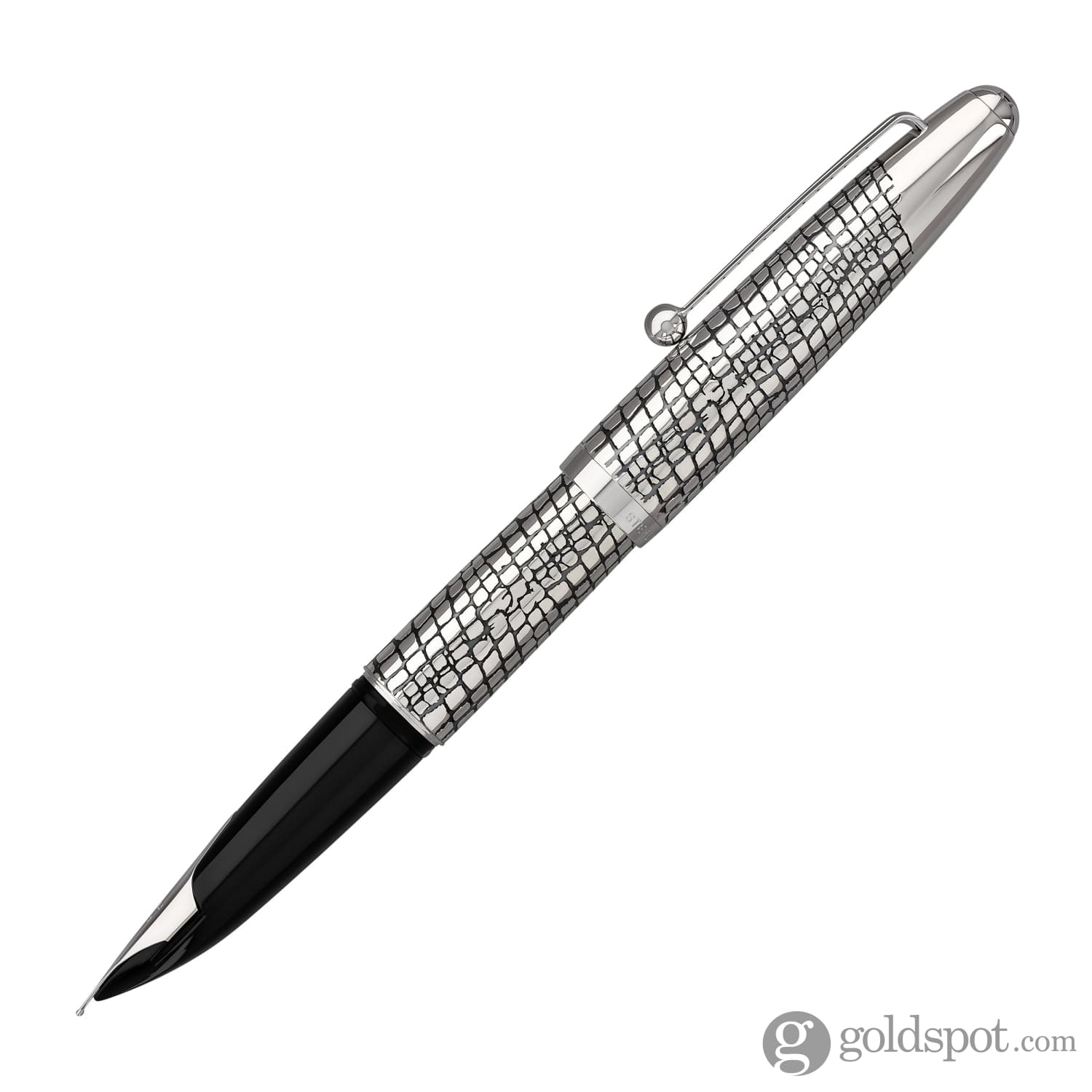 5643-pilot-namiki-sterling-collection-fountain-pen-in-silvern-ishidatami-18k-gold-3.jpg Pilot Namiki Sterling Collection Fountain Pen in Silvern Ishidatami - 18K Gold