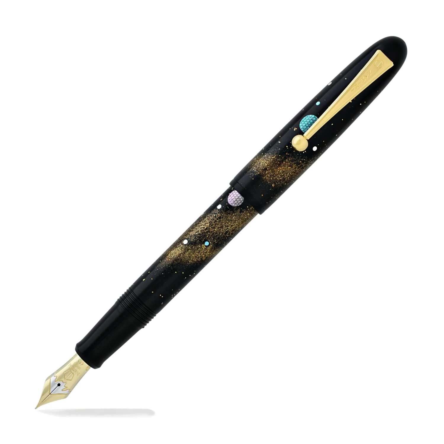 5646-namiki-yukari-fountain-pen-in-milky-way-raden-18k-gold-1.webp Namiki Yukari Fountain Pen in Milky Way Raden - 18K Gold