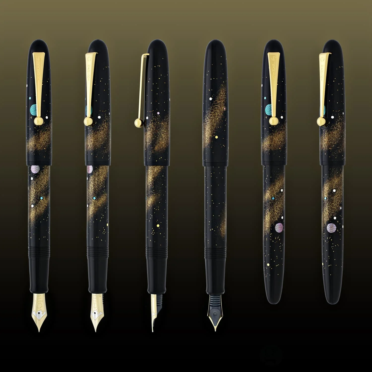 5646-namiki-yukari-fountain-pen-in-milky-way-raden-18k-gold-8.webp Namiki Yukari Fountain Pen in Milky Way Raden - 18K Gold