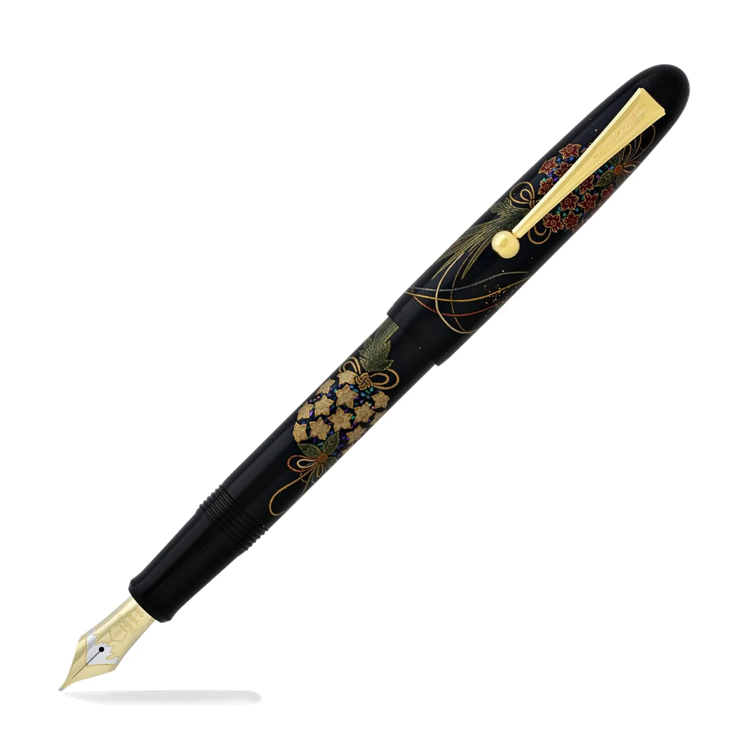 5650-namiki-yukari-fountain-pen-in-herb-decoration-18k-gold-1.webp Namiki Yukari Fountain Pen in Herb Decoration - 18K Gold