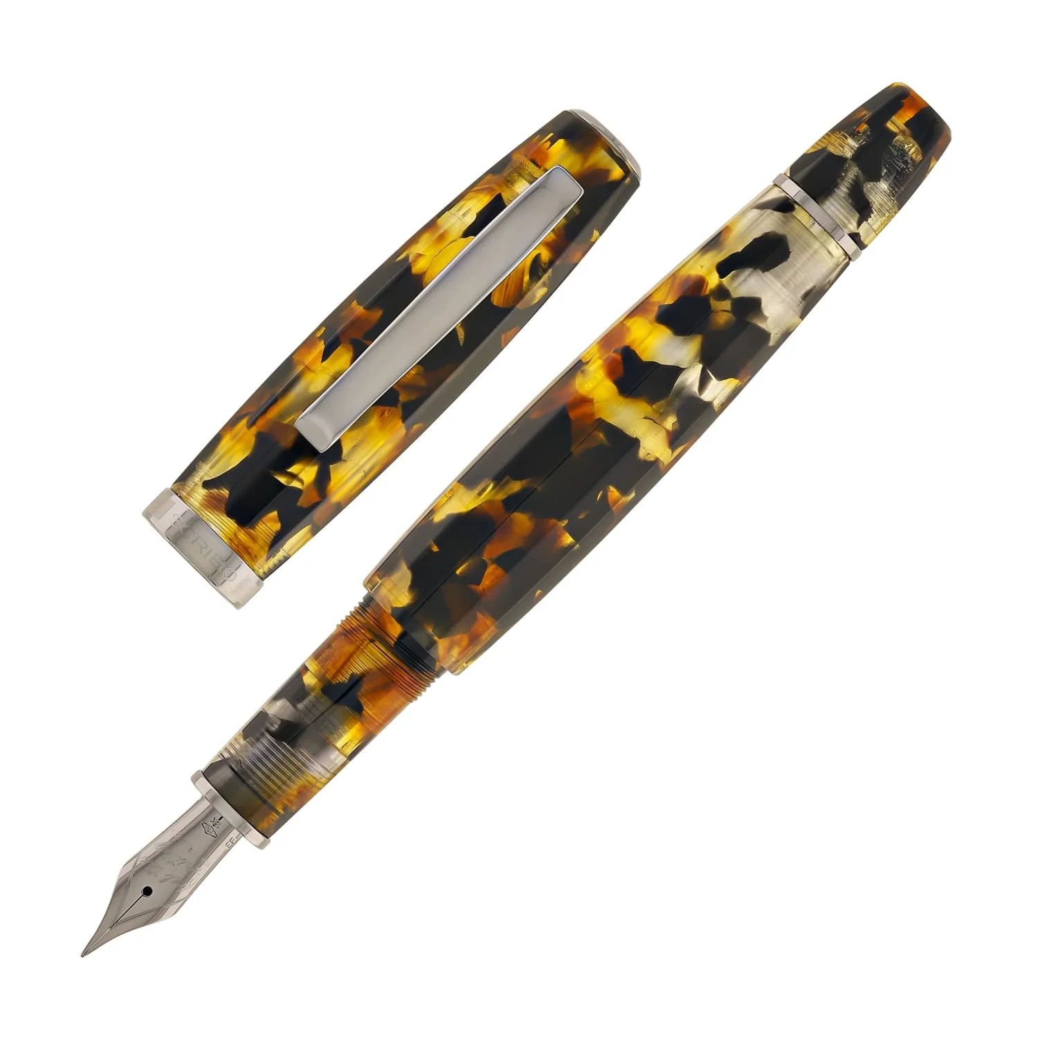 5680-scribo-feel-fountain-pen-in-finestra-sul-tempo-with-ruthenium-trim-1.webp Scribo Feel Fountain Pen in Finestra Sul Tempo with Ruthenium Trim