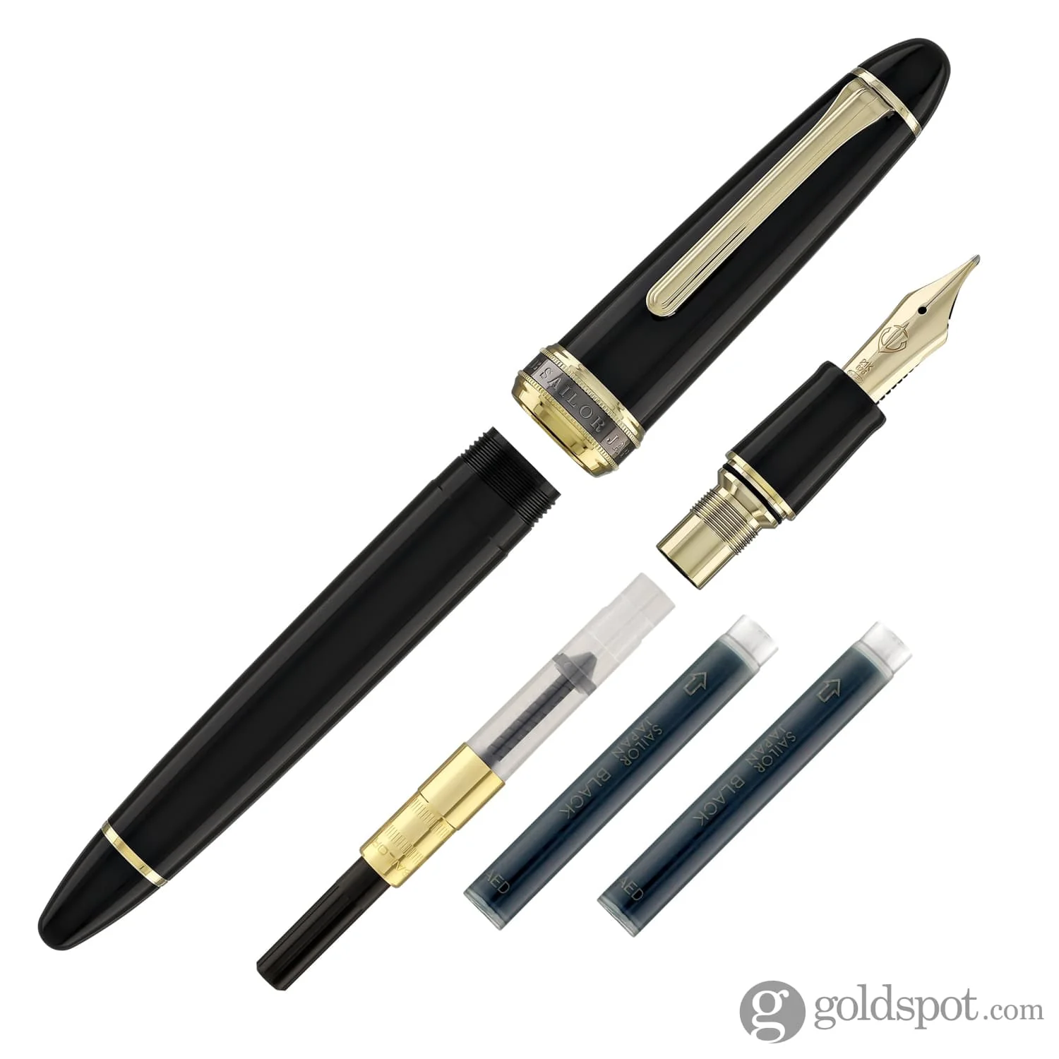 5693-sailor-bespoke-1911-large-naginata-togi-fountain-pen-specialty-nib-with-gold-trim-7.webp Sailor Bespoke 1911 Large Naginata Togi Fountain Pen Specialty Nib with Gold Trim