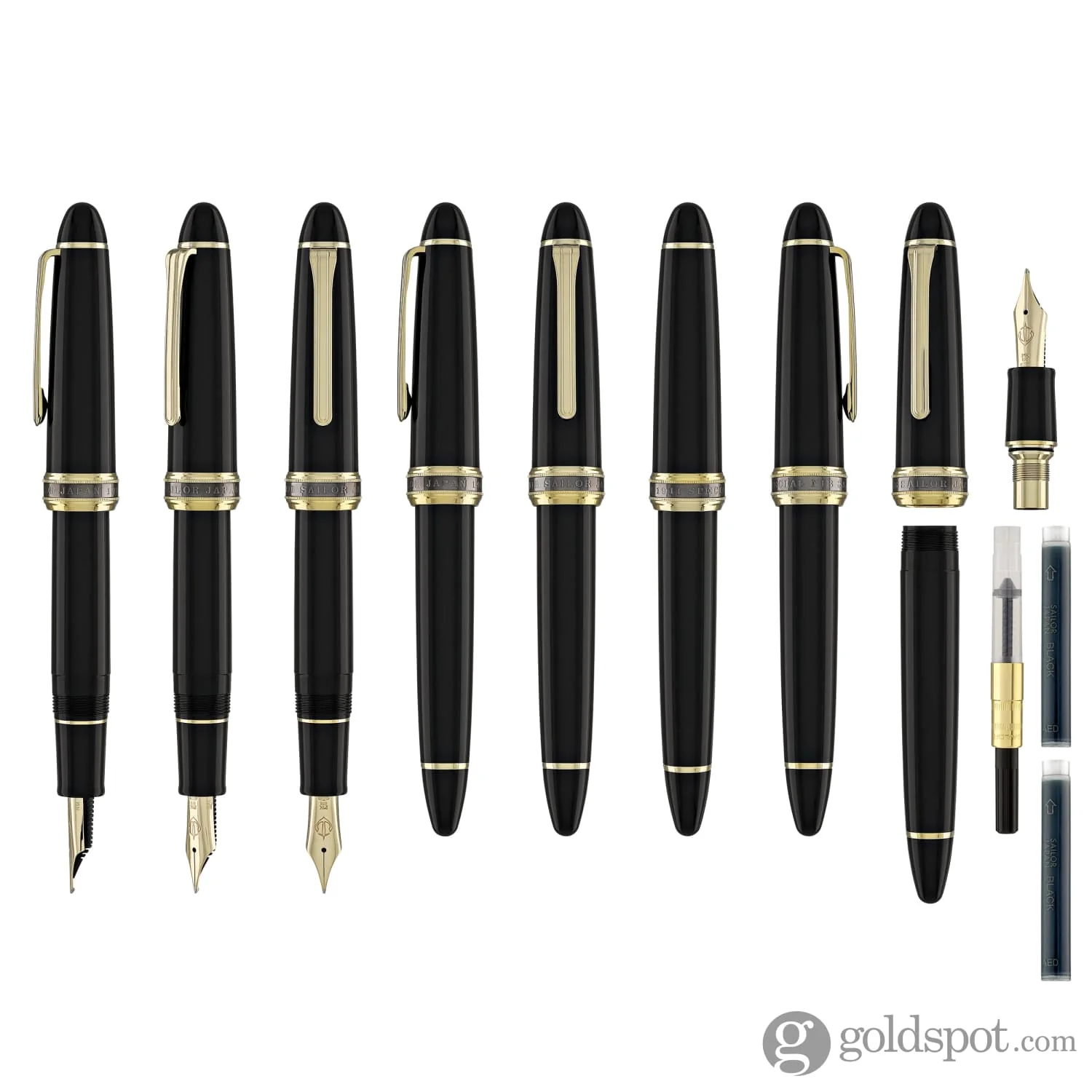 5693-sailor-bespoke-1911-large-naginata-togi-fountain-pen-specialty-nib-with-gold-trim-8.webp Sailor Bespoke 1911 Large Naginata Togi Fountain Pen Specialty Nib with Gold Trim