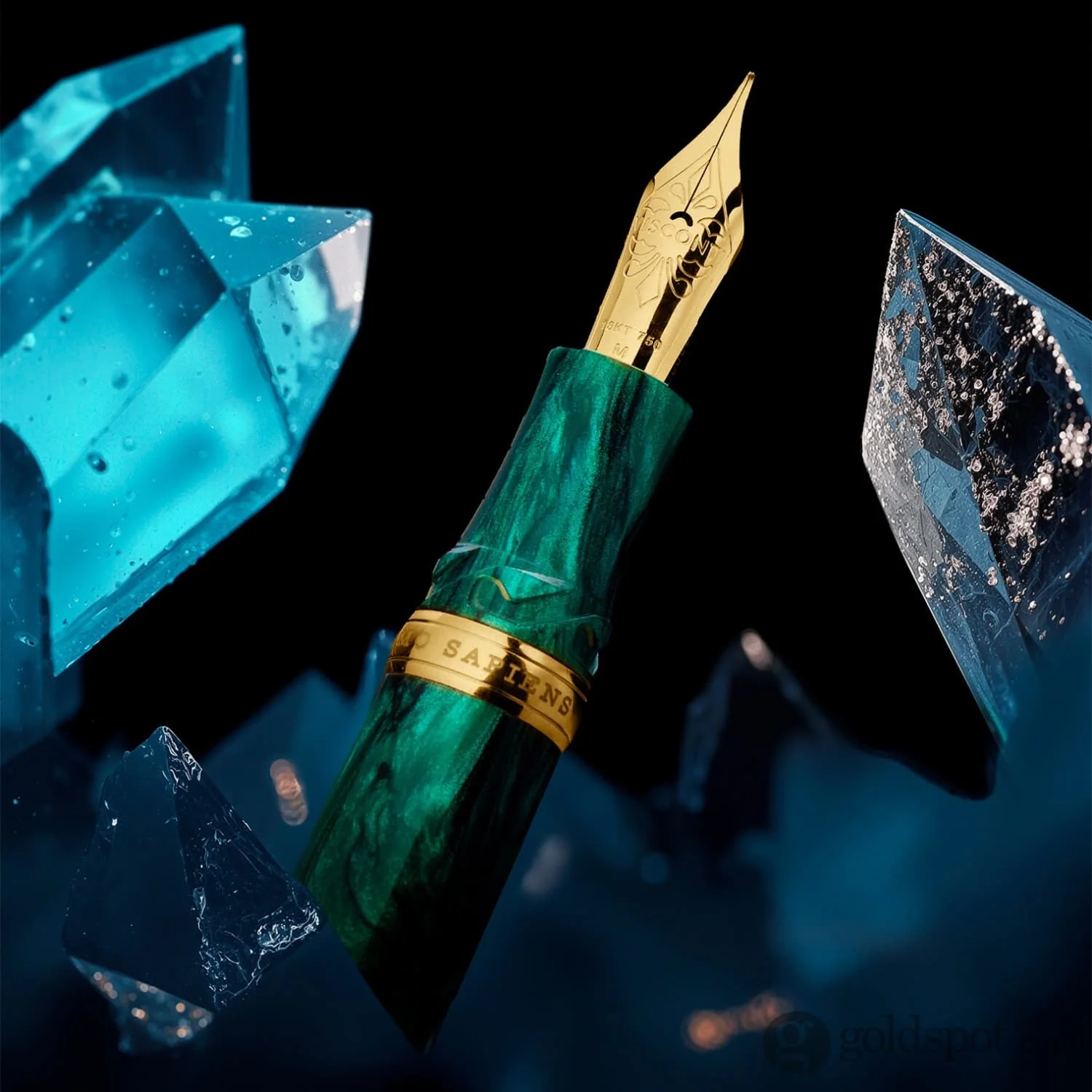 Visconti Homo Sapiens Fountain Pen in Dark Emerald