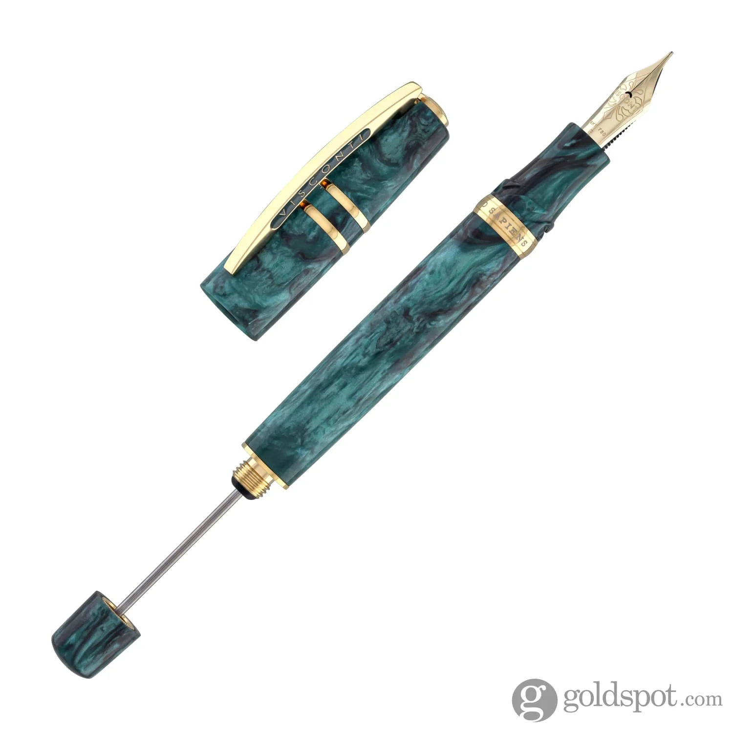 Visconti Homo Sapiens Fountain Pen in Dark Emerald