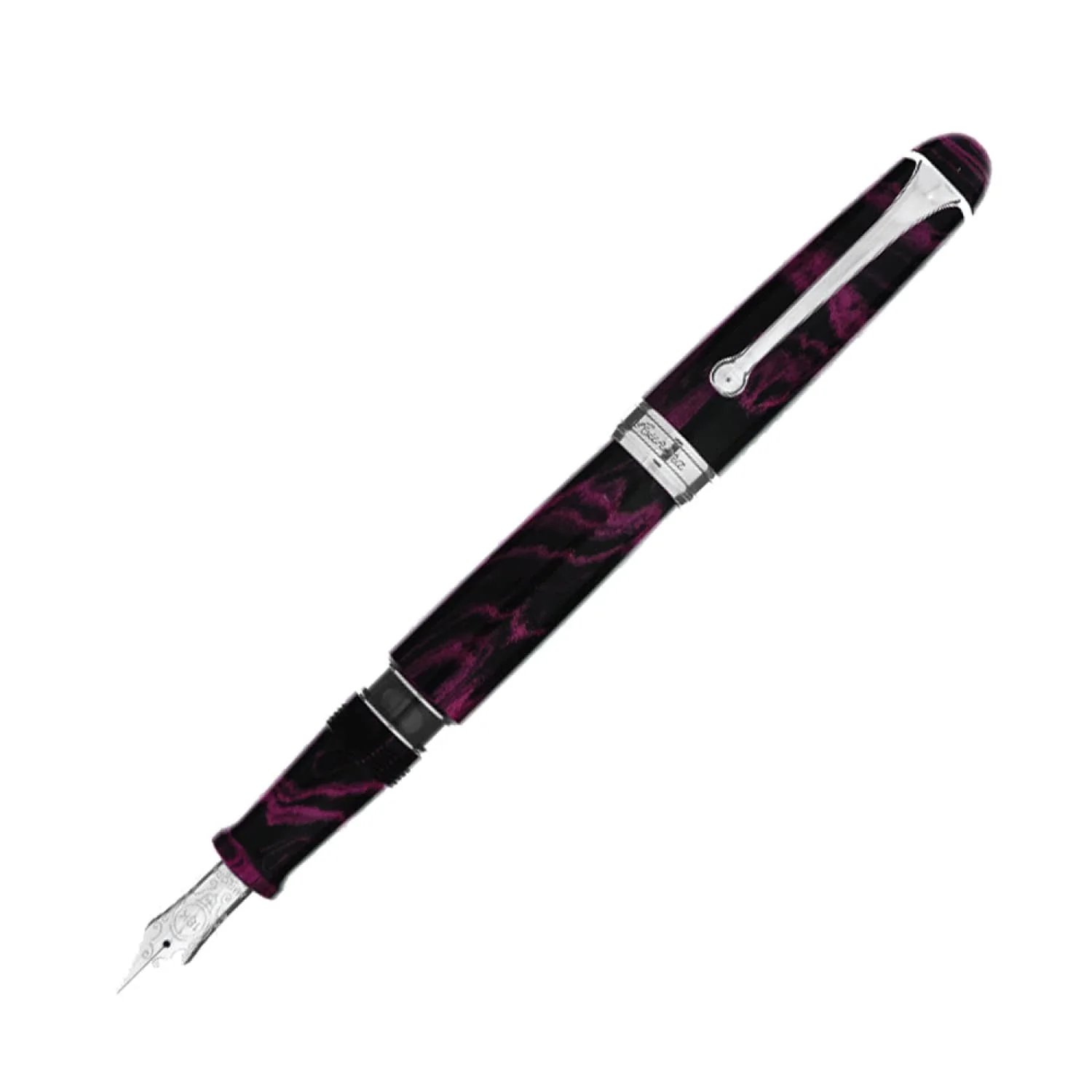 5723-aurora-88-fountain-pen-in-ebonite-magenta-18k-gold-1.webp Aurora 88 Fountain Pen in Ebonite Magenta - 18K Gold