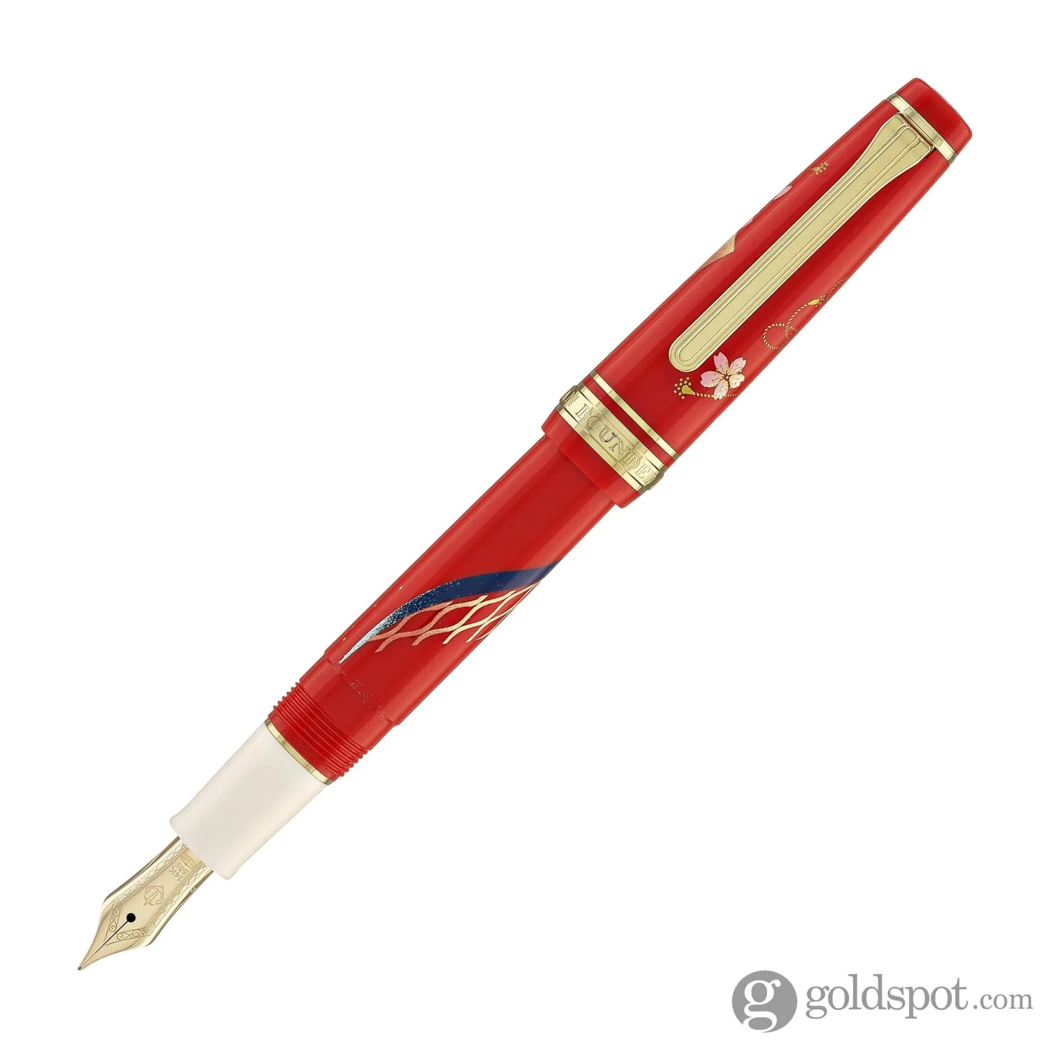 5734-sailor-professional-gear-slim-kimono-fountain-pen-in-prosperity-with-gold-ip-14k-gold-3.webp Sailor Professional Gear Slim 'Kimono' Fountain Pen in Prosperity with Gold IP - 14K Gold