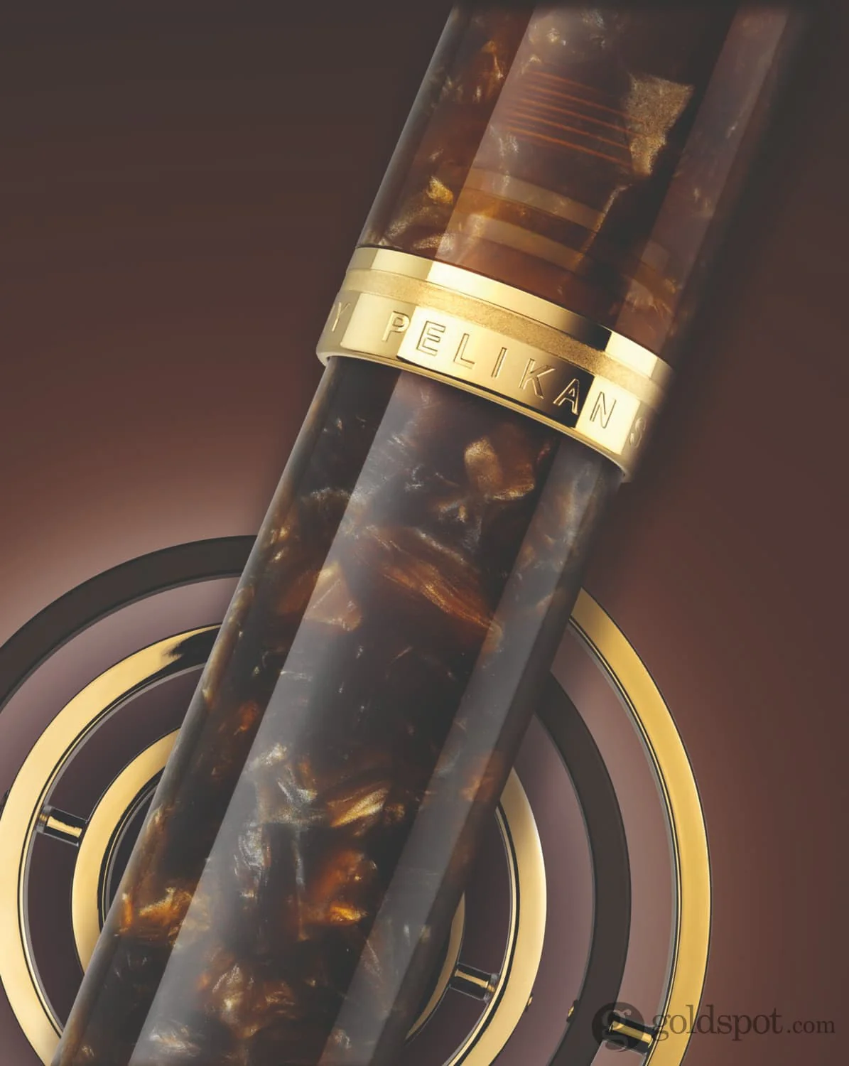5747-pelikan-souveran-m1000-special-edition-fountain-pen-in-renaissance-brown-18k-gold-10.webp Pelikan Souveran M1000 Special Edition Fountain Pen in Renaissance Brown - 18K Gold