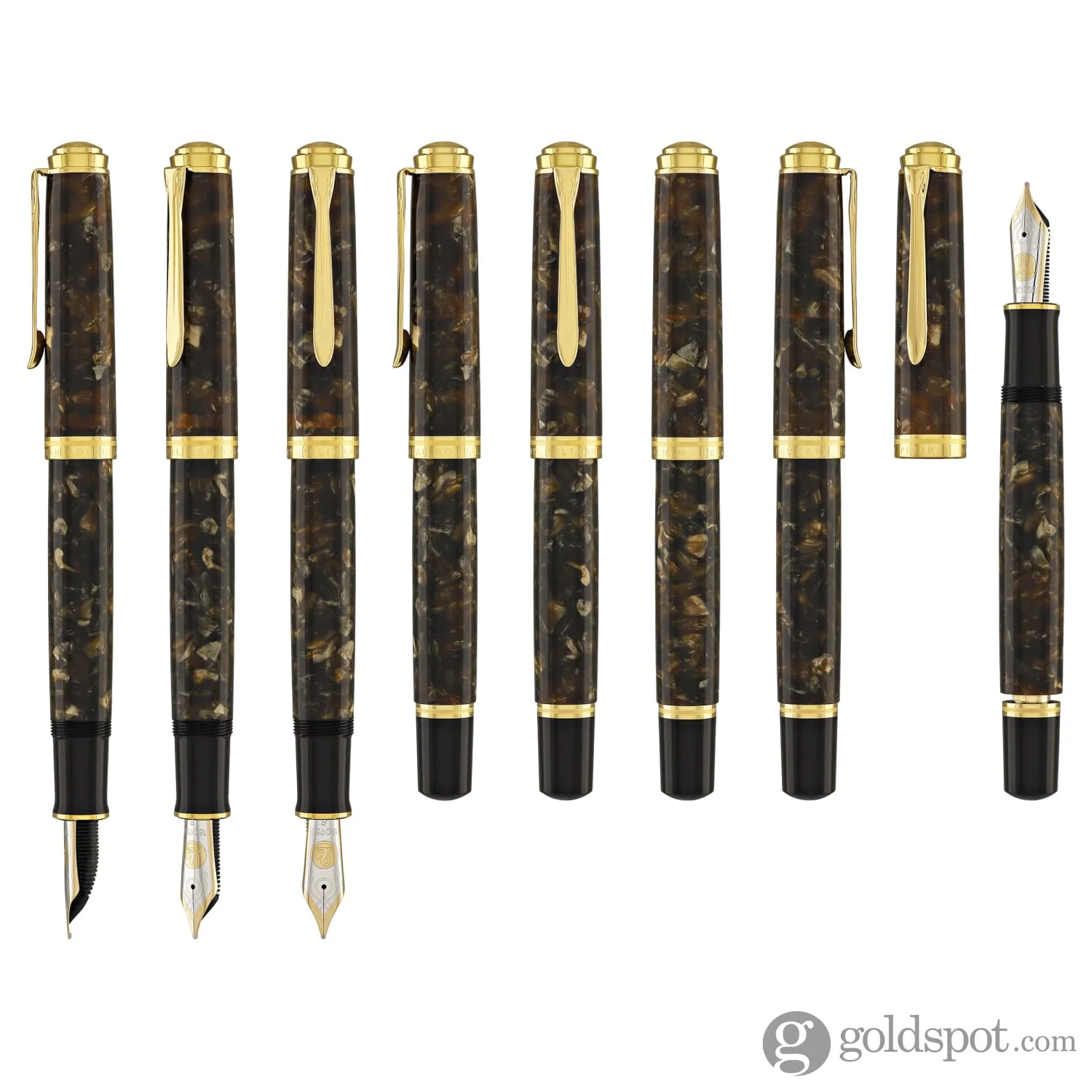 5747-pelikan-souveran-m1000-special-edition-fountain-pen-in-renaissance-brown-18k-gold-8.webp Pelikan Souveran M1000 Special Edition Fountain Pen in Renaissance Brown - 18K Gold