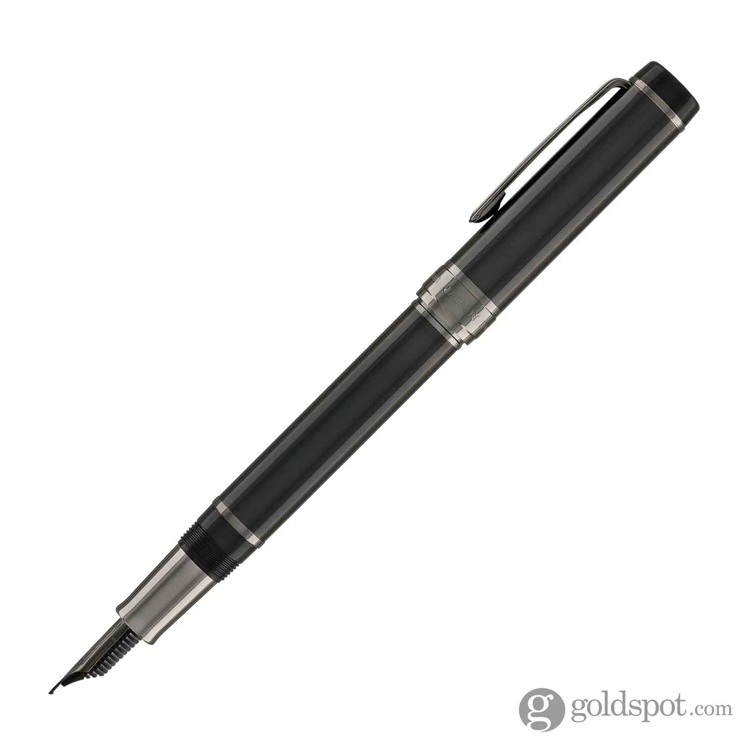 Sailor Cylint Fountain Pen in Black Stainless Steel - 21kt Gold Nib