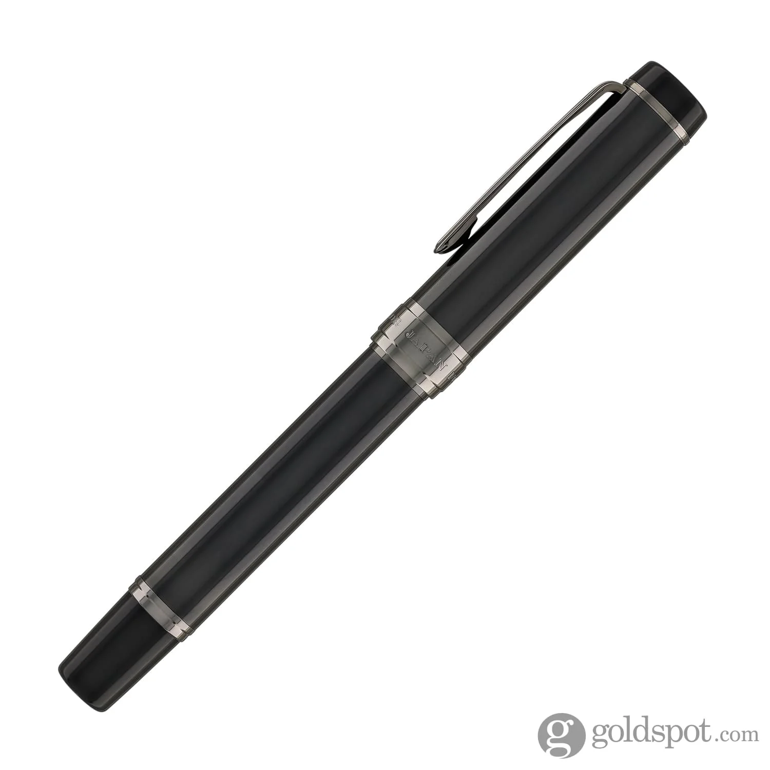 Sailor Cylint Fountain Pen in Black Stainless Steel - 21kt Gold Nib