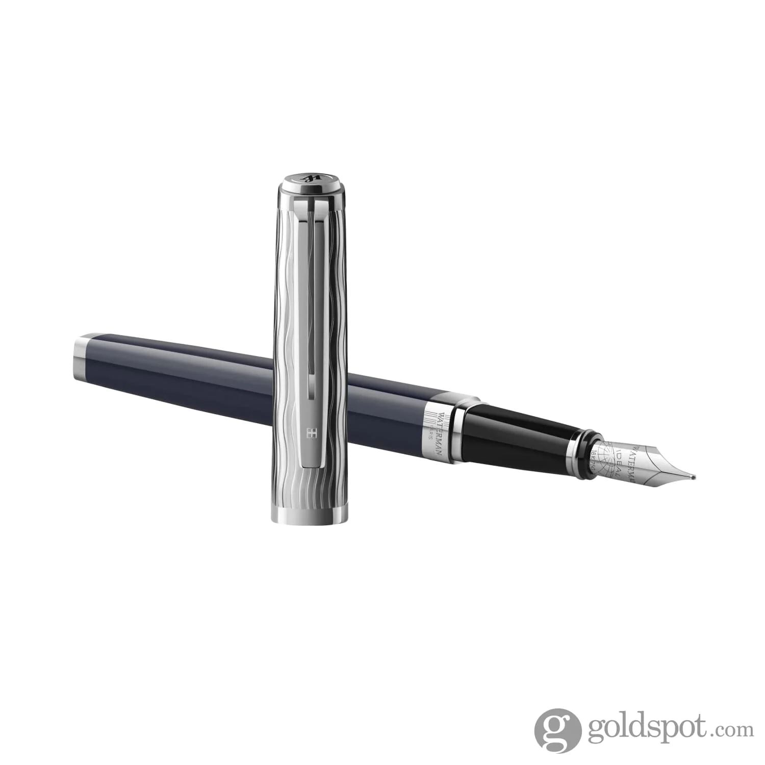 5767-waterman-exception-l-essence-du-bleu-fountain-pen-in-metal-blue-lacquer-18k-gold-2.webp Waterman Exception L’Essence du Bleu Fountain Pen in Metal & Blue Lacquer - 18K Gold