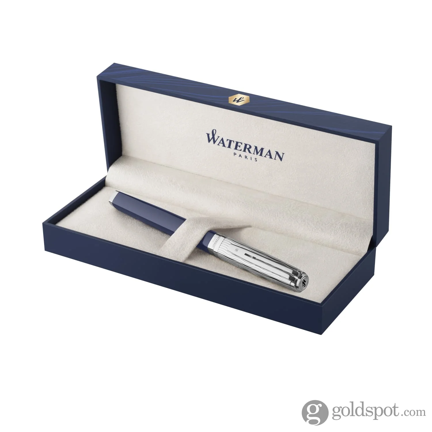 5767-waterman-exception-l-essence-du-bleu-fountain-pen-in-metal-blue-lacquer-18k-gold-5.webp Waterman Exception L’Essence du Bleu Fountain Pen in Metal & Blue Lacquer - 18K Gold