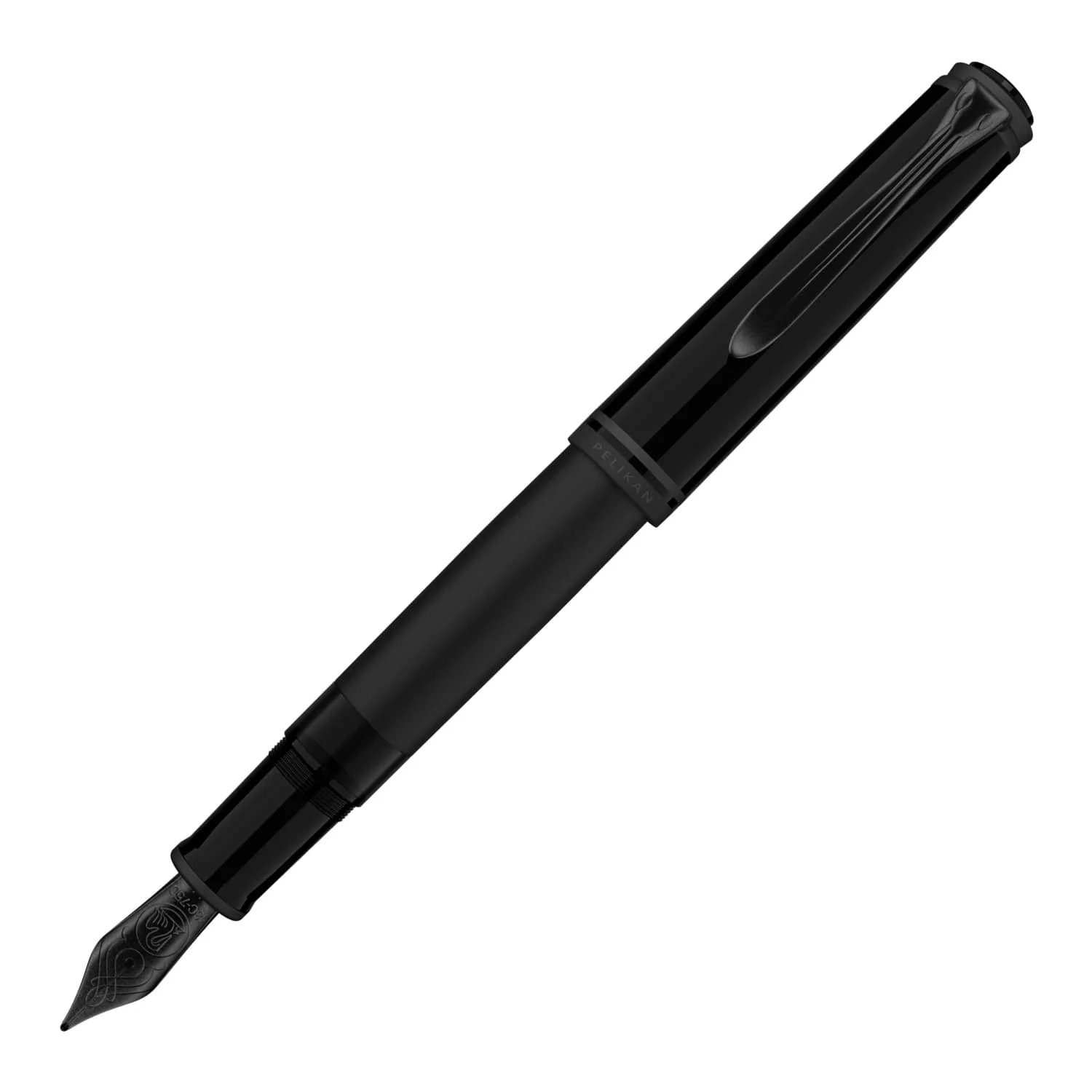 Pelikan Souverän M809 Fountain Pen in Black Matte - 18K Gold Nib