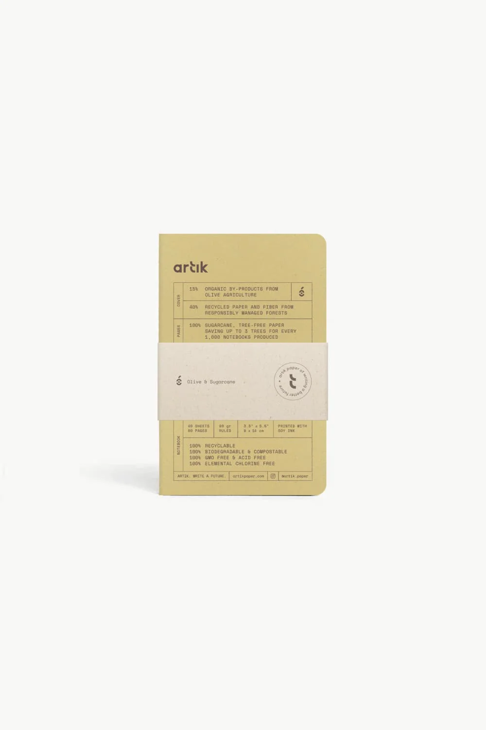 578-artik-pack-of-3-pocket-singer-sewn-notebooks-in-olive-1.webp Artik Pack Of 3 Pocket Singer Sewn Notebooks in Olive