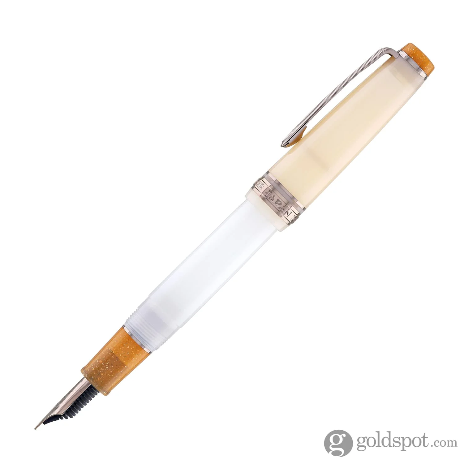 5795-sailor-professional-gear-slim-dried-flower-fountain-pen-in-mimosa-14k-gold-4.webp Sailor Professional Gear Slim Dried Flower Fountain Pen in Mimosa - 14k Gold
