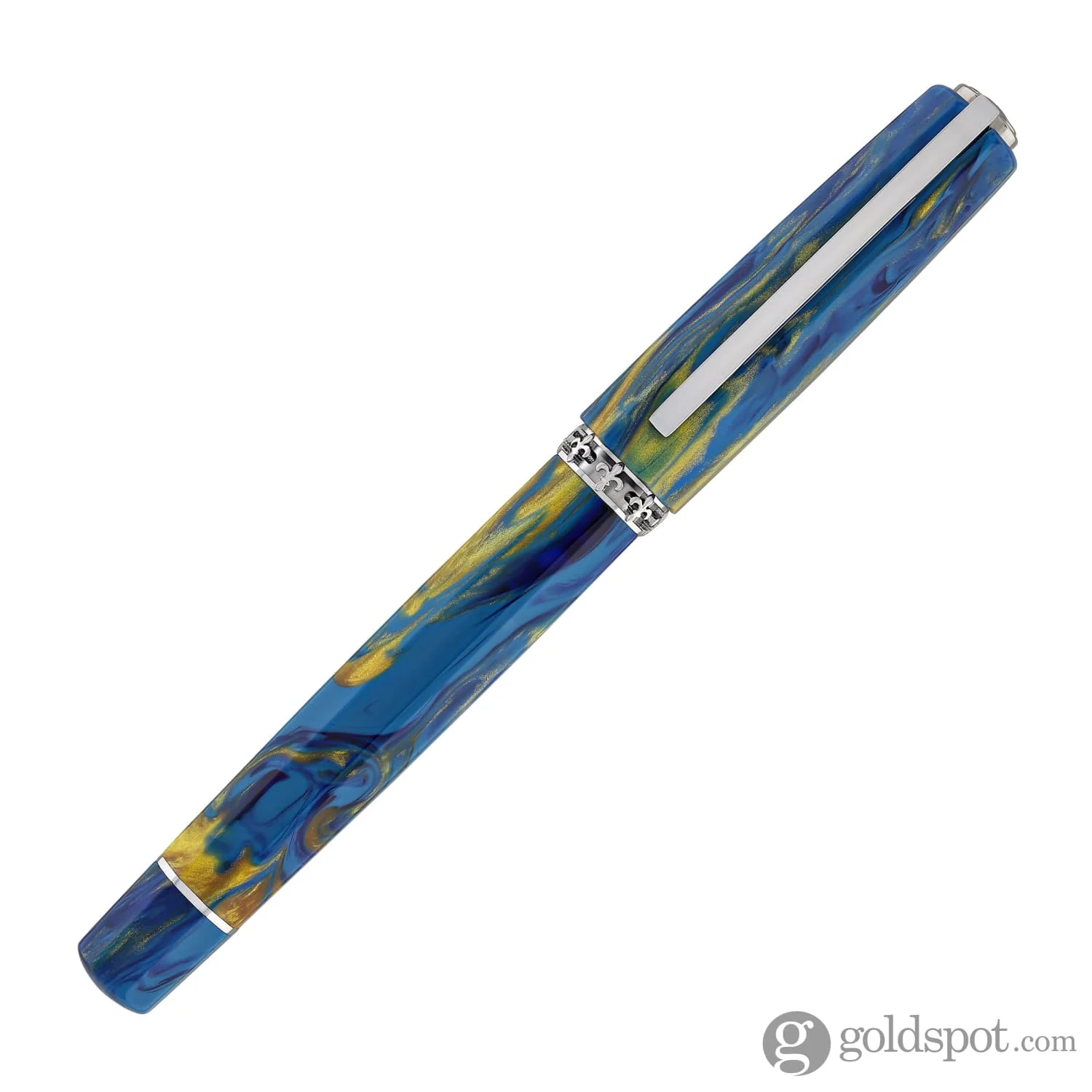 Visconti Medici Palazzo Fountain Pen in Vecchio with Palladium Trim
