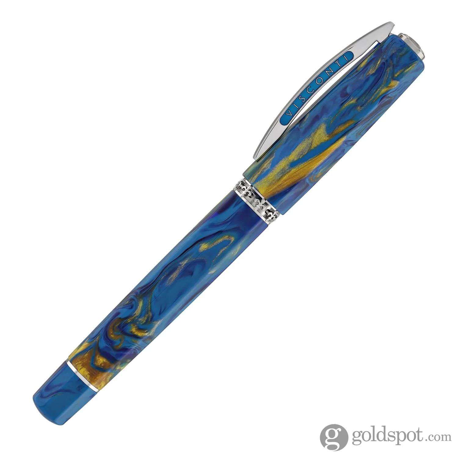 Visconti Medici Palazzo Fountain Pen in Vecchio with Palladium Trim