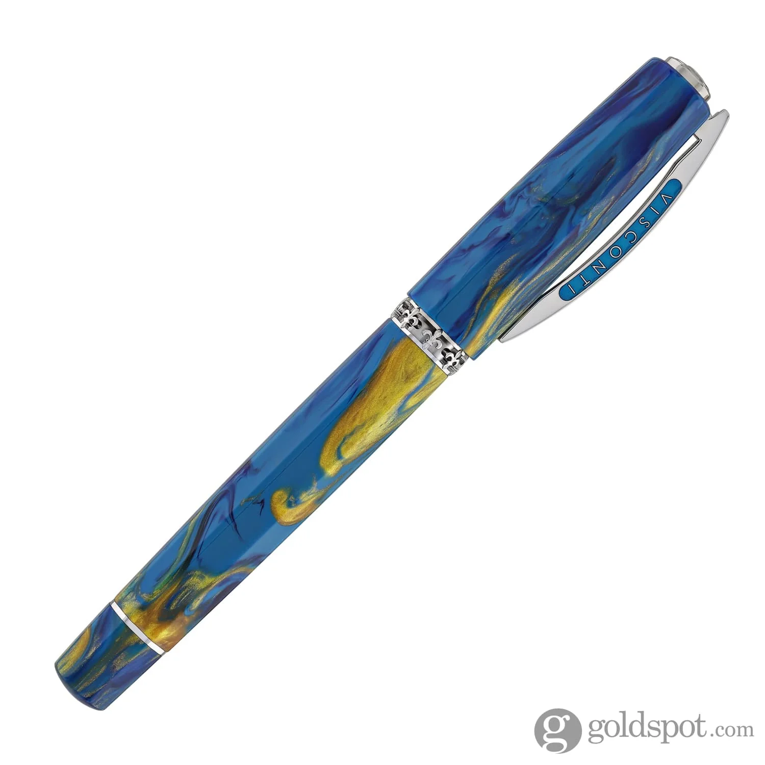 Visconti Medici Palazzo Fountain Pen in Vecchio with Palladium Trim