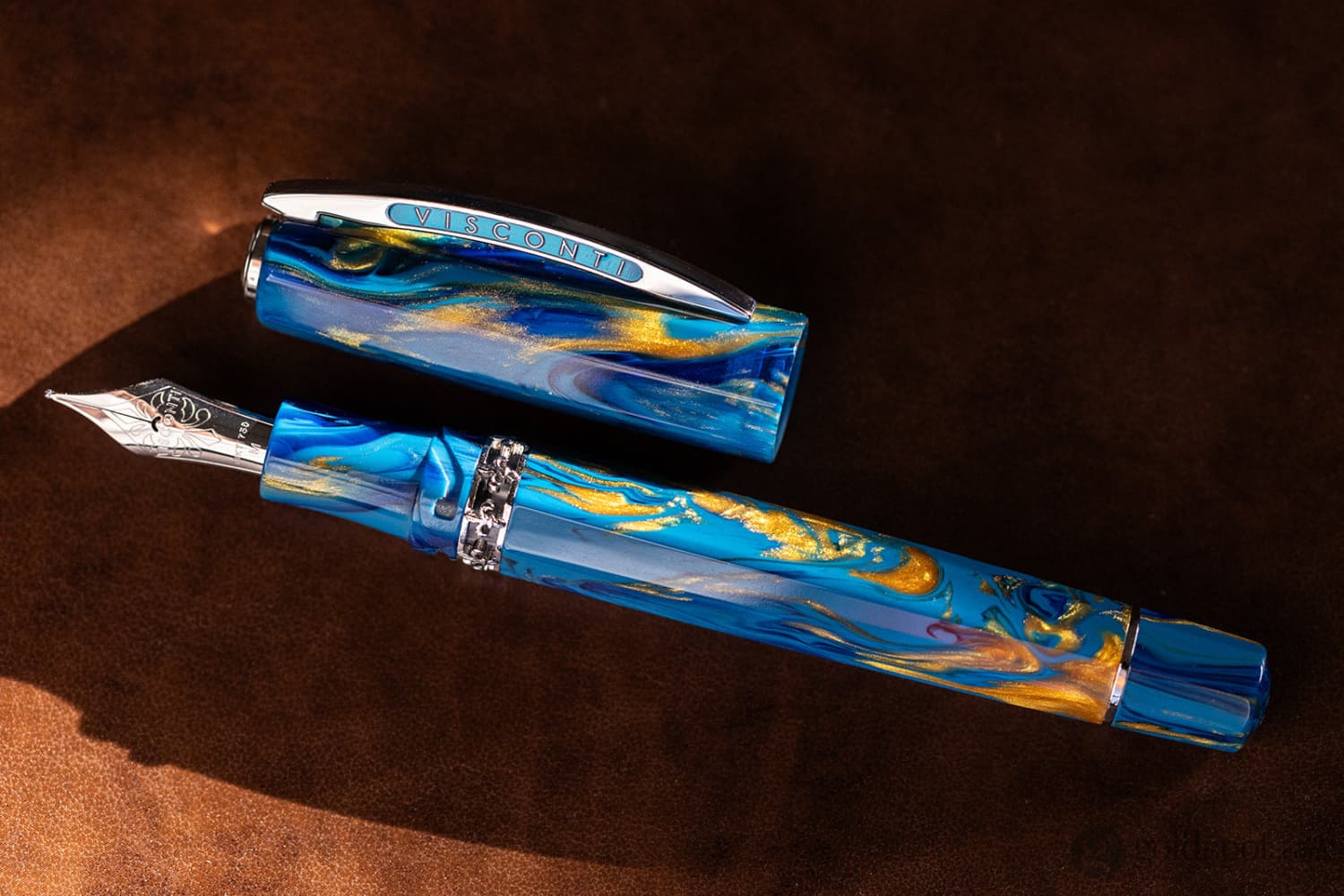 Visconti Medici Palazzo Fountain Pen in Vecchio with Palladium Trim
