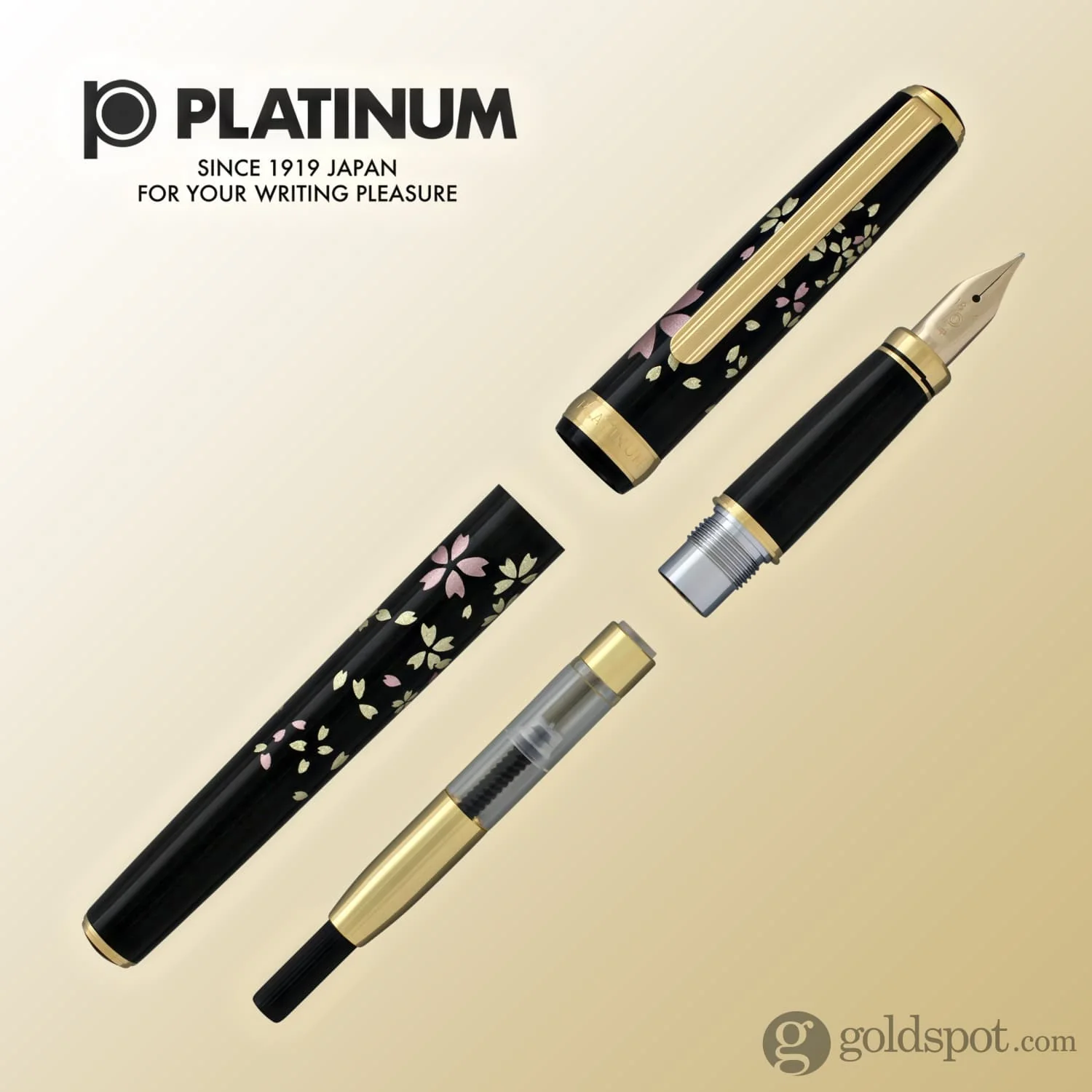 5815-platinum-classic-maki-e-fountain-pen-in-cherry-blossom-18k-gold-8.webp Platinum Classic Maki-e Fountain Pen in Cherry Blossom - 18K Gold