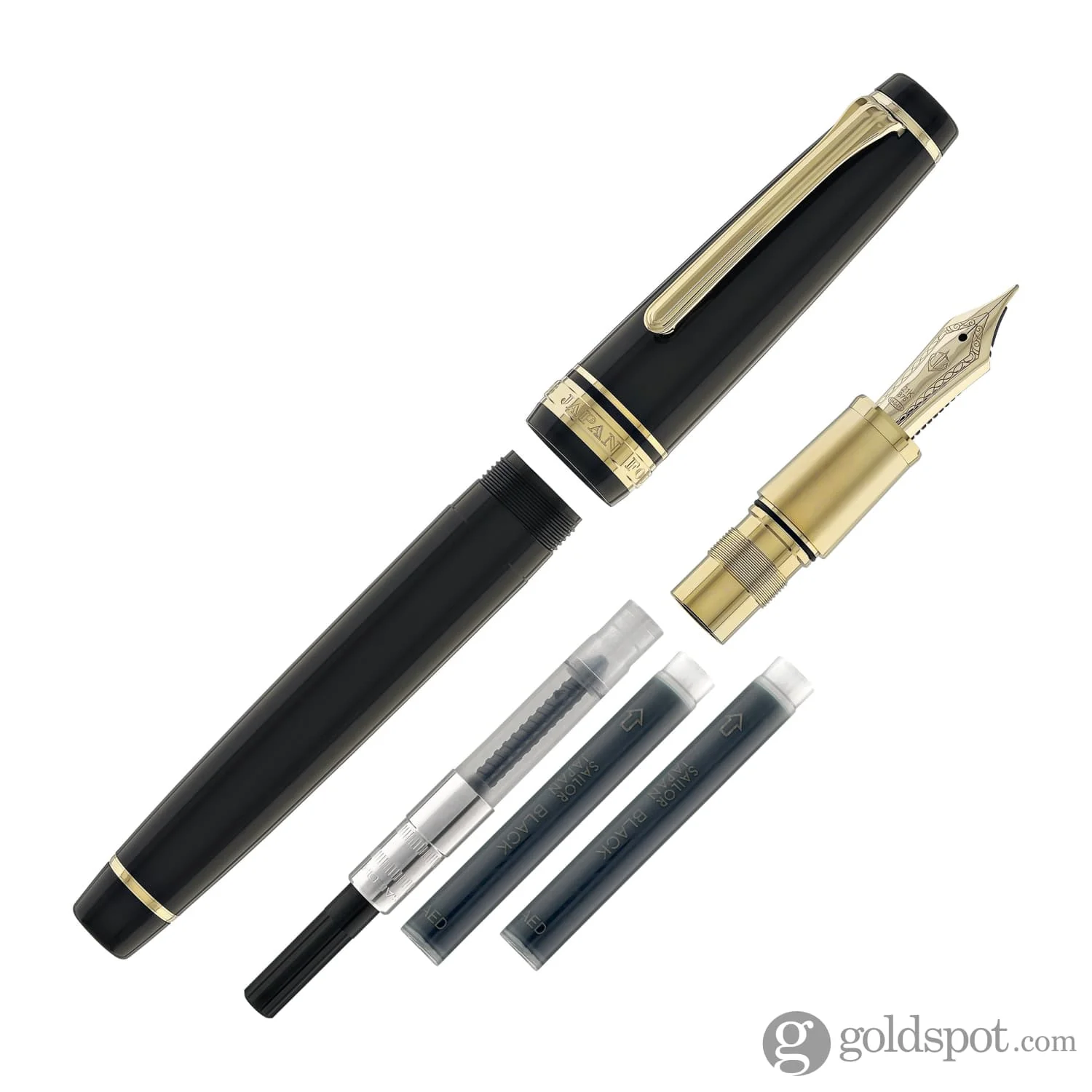 5850-sailor-pro-gear-standard-fountain-pen-in-roppongi-gold-matte-grip-21k-gold-8.webp Sailor Pro Gear Standard Fountain Pen in Roppongi Gold Matte Grip - 21K Gold