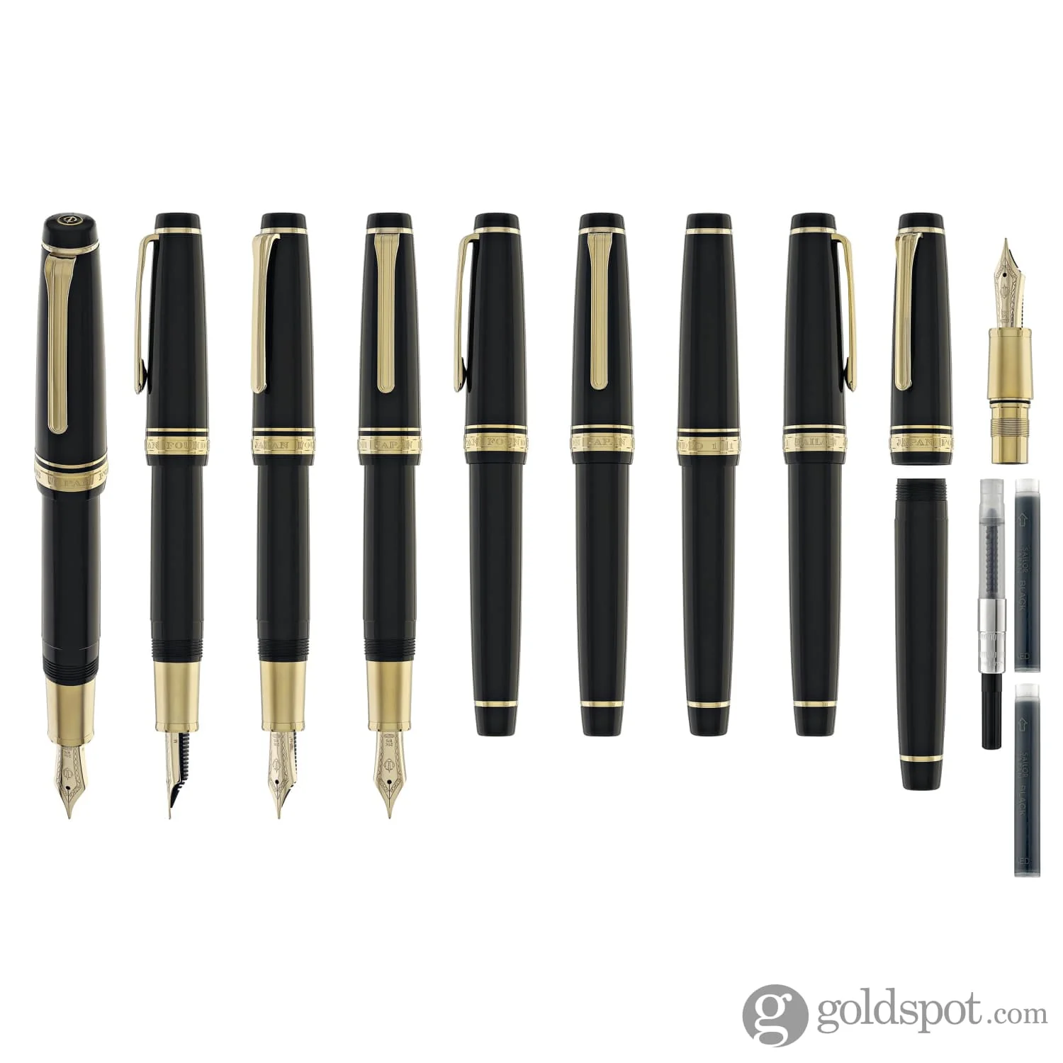 5850-sailor-pro-gear-standard-fountain-pen-in-roppongi-gold-matte-grip-21k-gold-9.webp Sailor Pro Gear Standard Fountain Pen in Roppongi Gold Matte Grip - 21K Gold