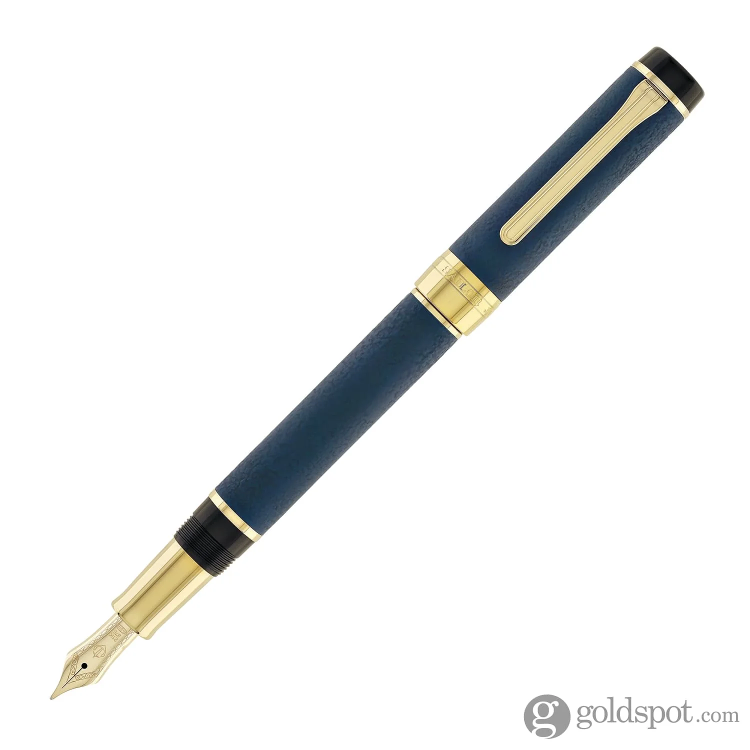 5858-sailor-cylint-niigata-shikki-fountain-pen-in-ruri-lapis-lazuli-blue-with-gold-ip-trim-21kt-gold-nib-3.webp Sailor Cylint Niigata Shikki Fountain Pen in Ruri (Lapis Lazuli Blue) with Gold IP Trim - 21kt Gold Nib