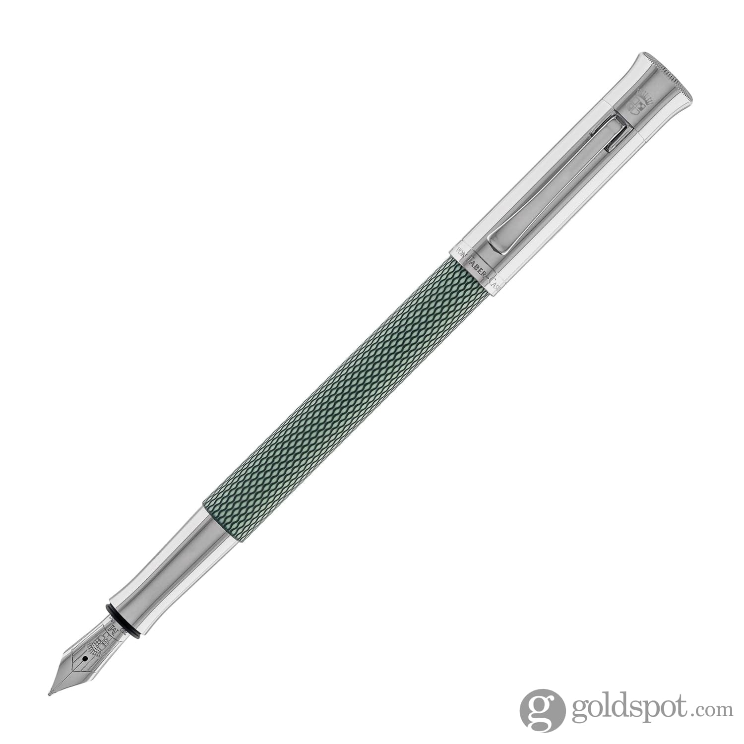 5866-faber-castell-guilloche-fountain-pen-in-sage-green-3.jpg Faber-Castell Guilloche Fountain Pen in Sage Green