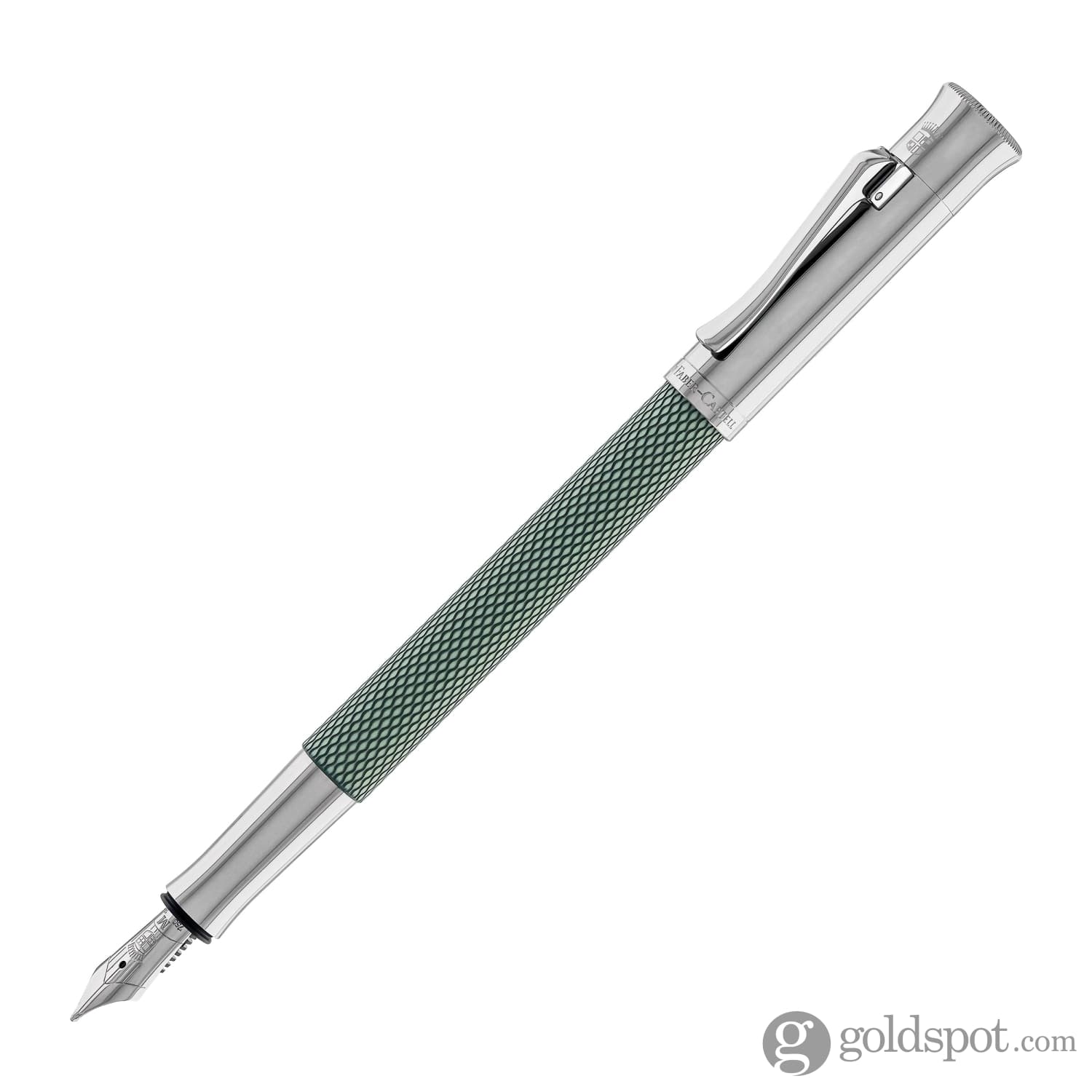 5866-faber-castell-guilloche-fountain-pen-in-sage-green-4.jpg Faber-Castell Guilloche Fountain Pen in Sage Green