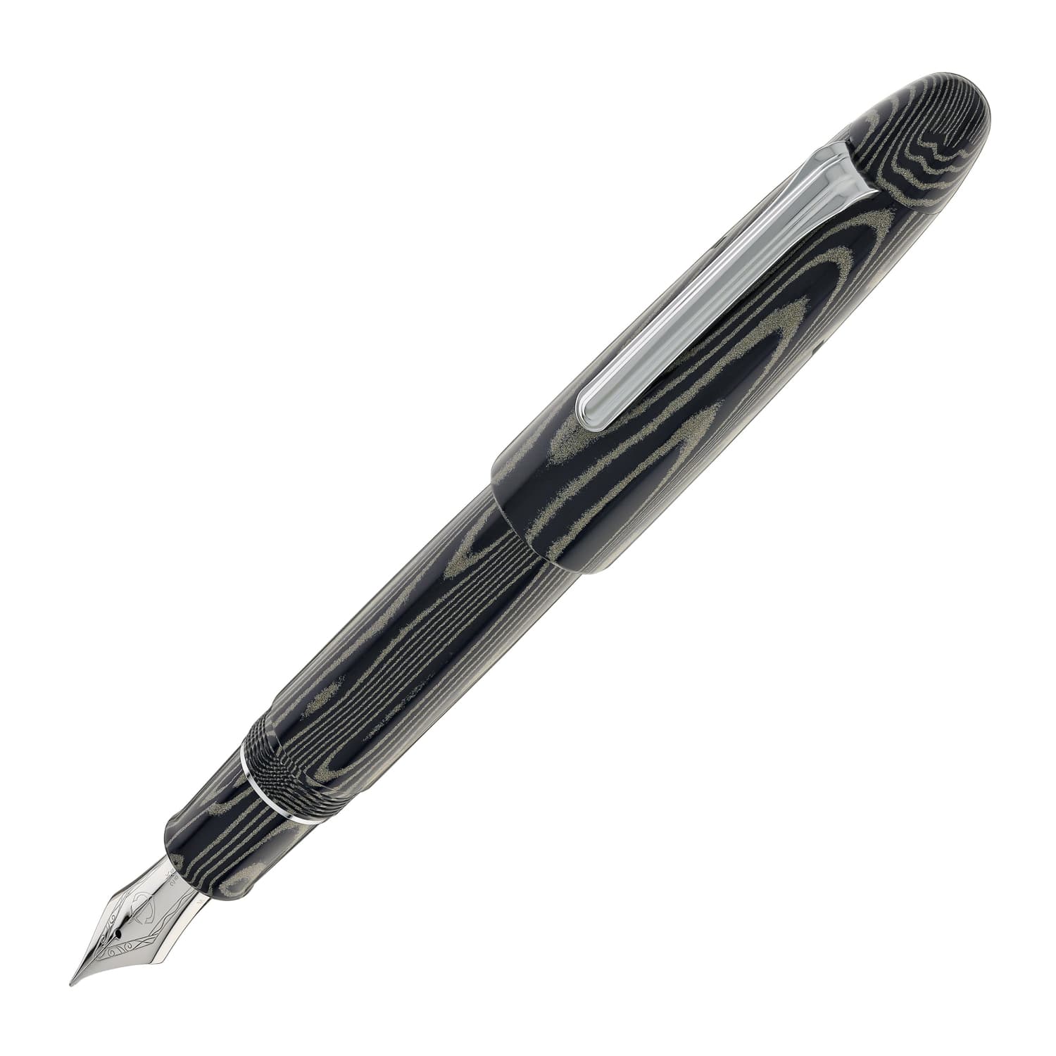5871-sailor-1911-king-of-pens-fountain-pen-in-ebonite-tenacious-tabby-21k-gold-1.jpg Sailor 1911 King of Pens Fountain Pen in Ebonite "Tenacious Tabby" - 21K Gold