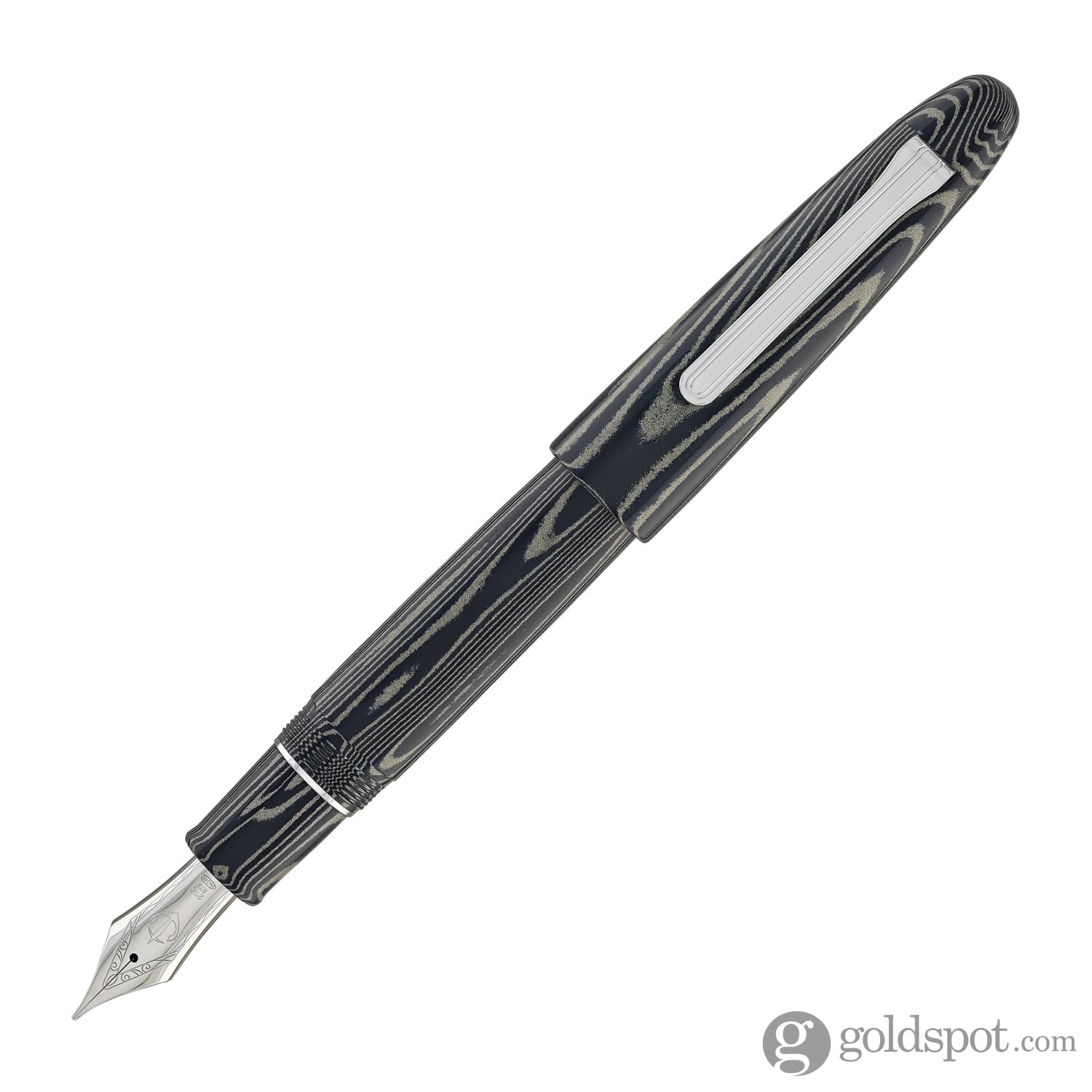 5871-sailor-1911-king-of-pens-fountain-pen-in-ebonite-tenacious-tabby-21k-gold-3.jpg Sailor 1911 King of Pens Fountain Pen in Ebonite "Tenacious Tabby" - 21K Gold