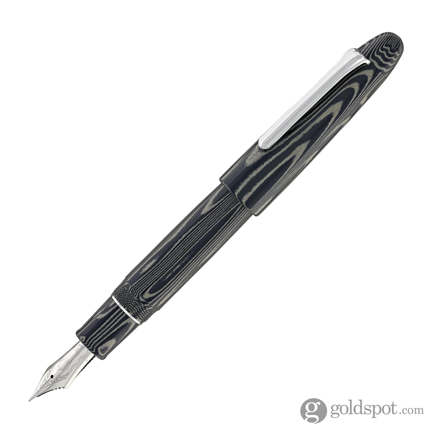 5871-sailor-1911-king-of-pens-fountain-pen-in-ebonite-tenacious-tabby-21k-gold-4.jpg Sailor 1911 King of Pens Fountain Pen in Ebonite "Tenacious Tabby" - 21K Gold