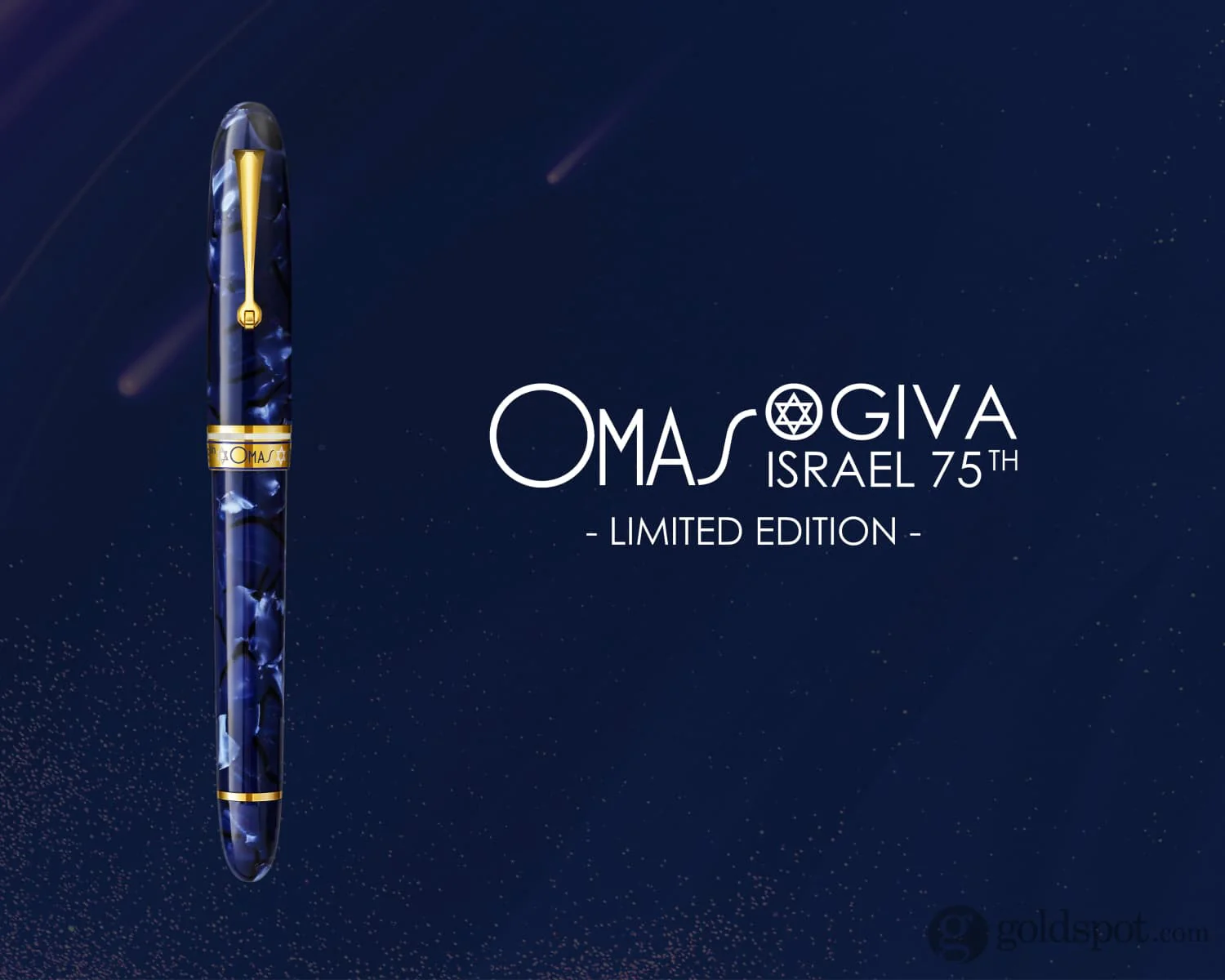 5899-omas-ogiva-israel-75th-anniversary-fountain-pen-18kt-gold-nib-11.webp Omas Ogiva Israel 75th Anniversary Fountain Pen - 18kt Gold Nib