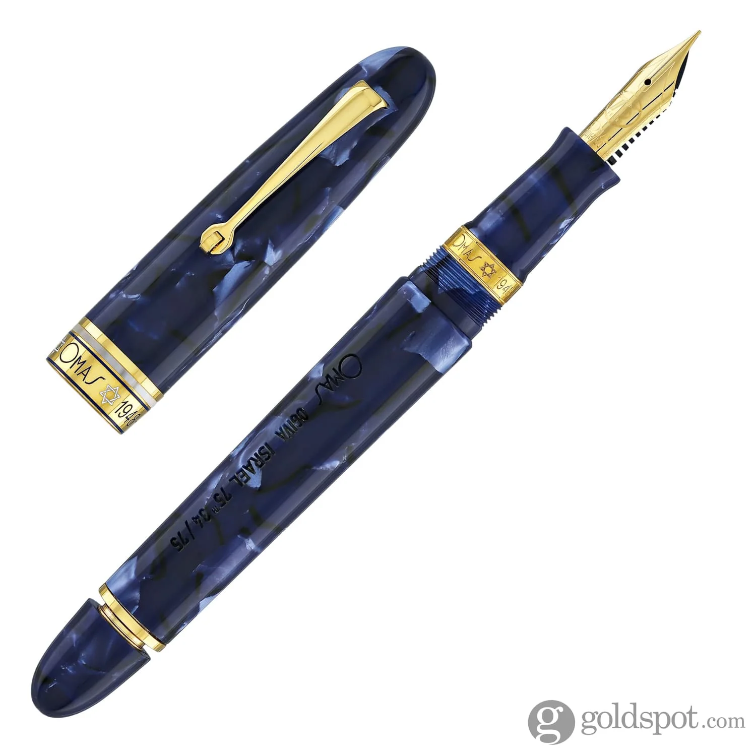 5899-omas-ogiva-israel-75th-anniversary-fountain-pen-18kt-gold-nib-7.webp Omas Ogiva Israel 75th Anniversary Fountain Pen - 18kt Gold Nib