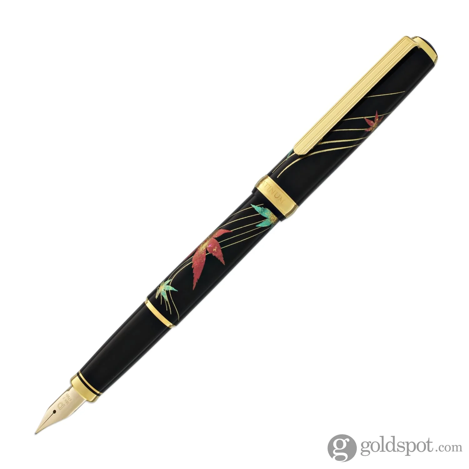 5903-platinum-classic-maki-e-fountain-pen-in-autumn-leaves-18k-gold-2.webp Platinum Classic Maki-e Fountain Pen in Autumn Leaves - 18K Gold