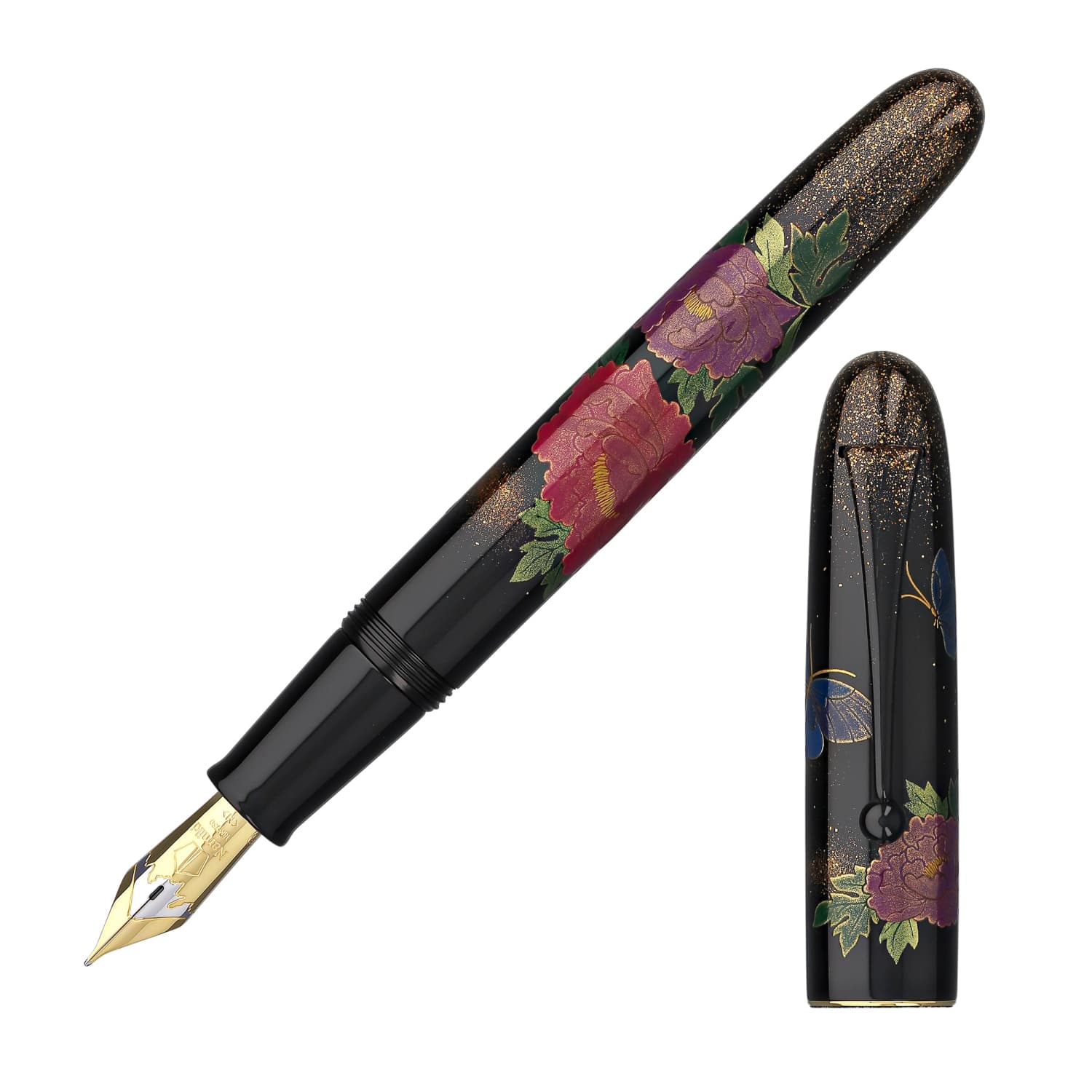 5910-namiki-yukari-royale-fountain-pen-in-peony-18k-gold-1.jpg Namiki Yukari Royale Fountain Pen in Peony - 18K Gold