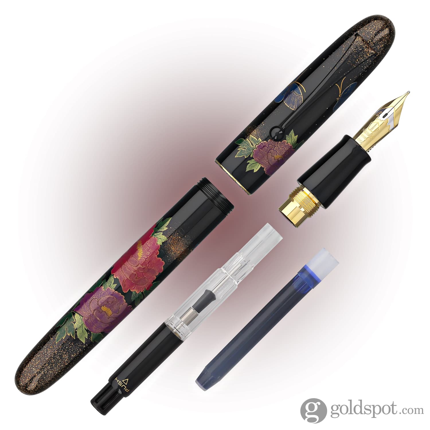 5910-namiki-yukari-royale-fountain-pen-in-peony-18k-gold-7.jpg Namiki Yukari Royale Fountain Pen in Peony - 18K Gold