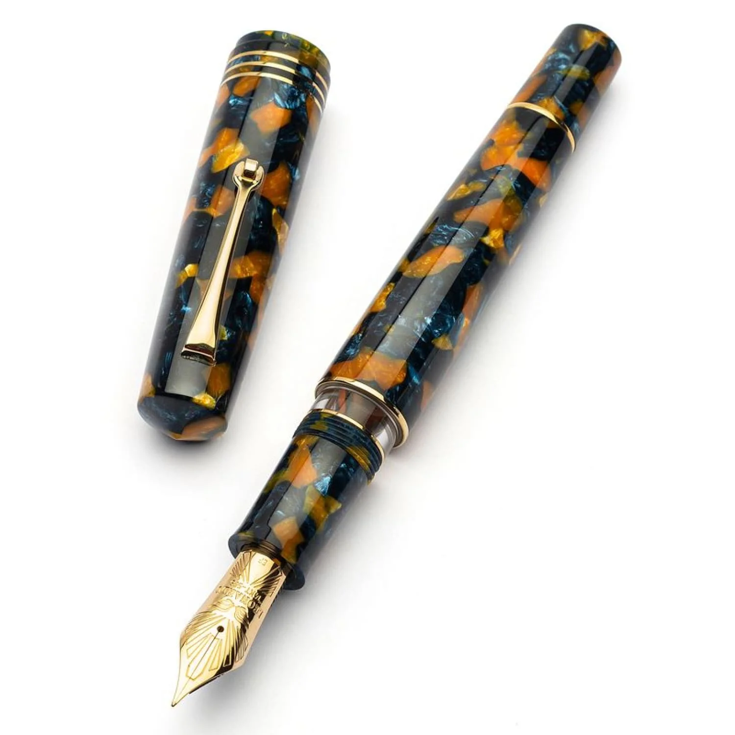5921-leonardo-momento-zero-grande-2.0-fountain-pen-in-crepuscolo-marino-no.-8-size-14kt-gold-nib-1.webp Leonardo Momento Zero Grande 2.0 Fountain Pen in Crepuscolo Marino No. 8 Size 14kt Gold Nib