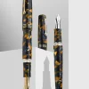Leonardo Momento Zero Grande 2.0 Fountain Pen in Crepuscolo Marino No. 8 Size 14kt Gold Nib
