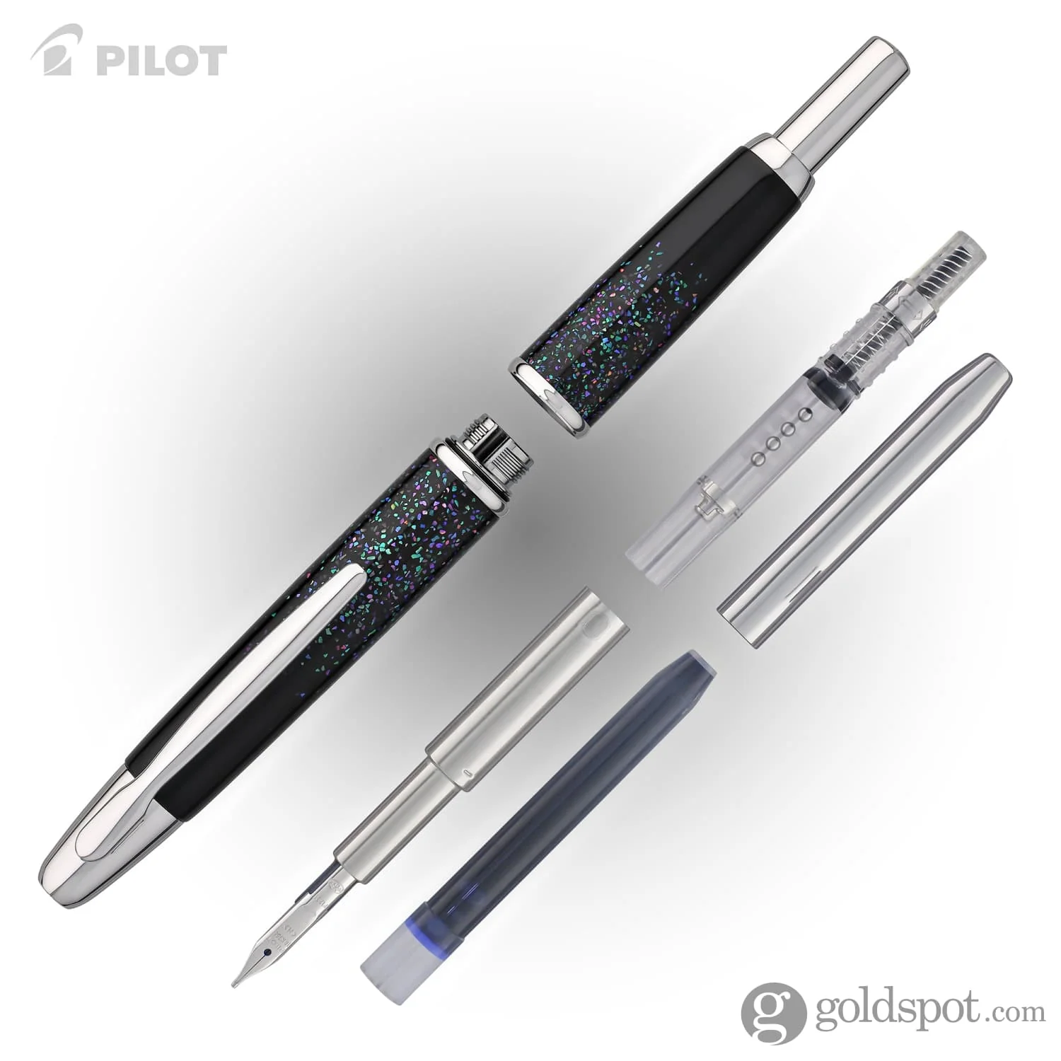 5929-pilot-vanishing-point-fountain-pen-in-raden-galaxy-medium-point-6.webp Pilot Vanishing Point Fountain Pen in Raden Galaxy - Medium Point