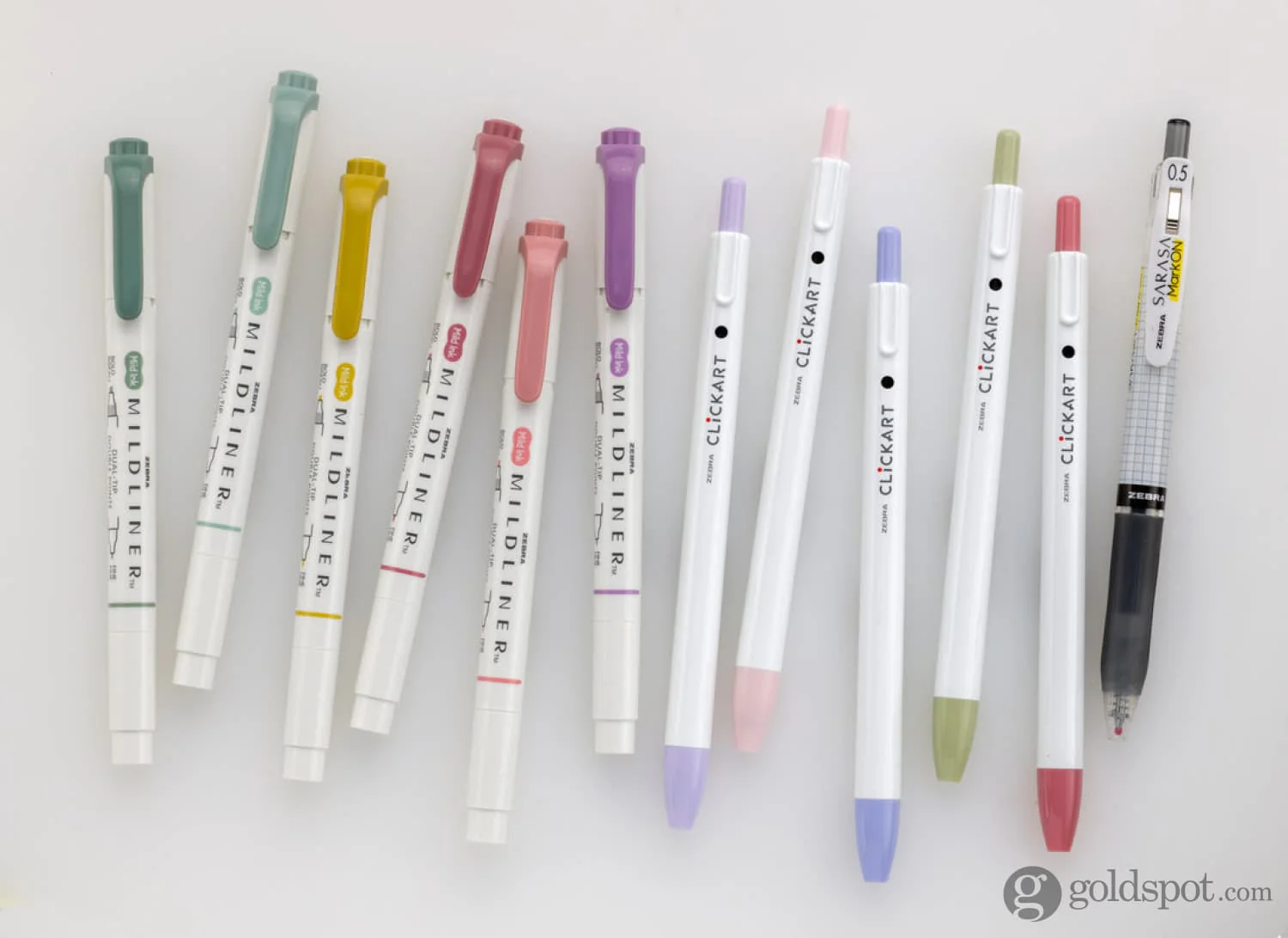 Zebra Journaling Set in Assorted Colors - Pack of 12