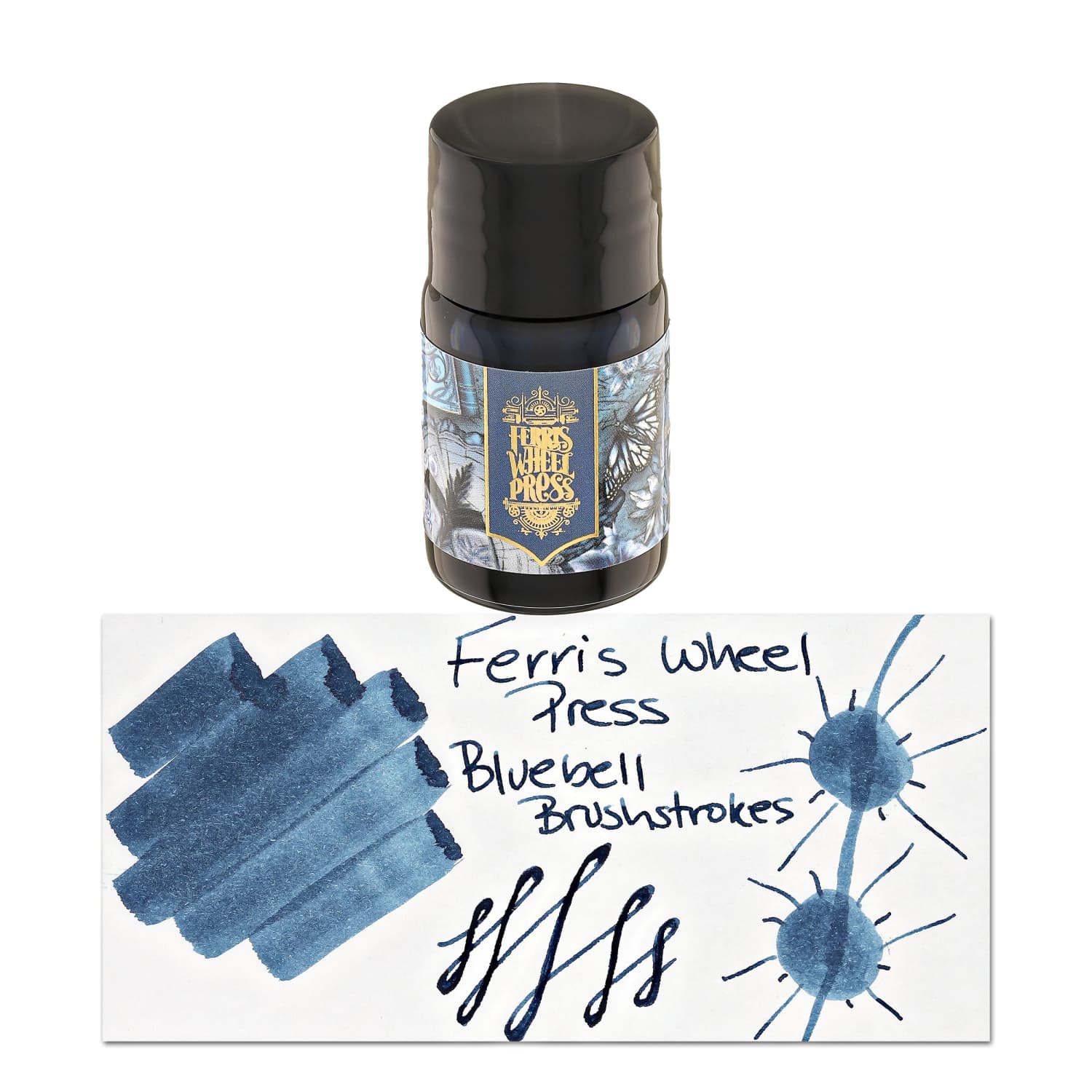 595-ferris-wheel-press-in-bluebell-brushstrokes-bottled-ink-pot-10-ml-1.jpg Ferris Wheel Press in Bluebell Brushstrokes Bottled Ink Pot - 10 mL